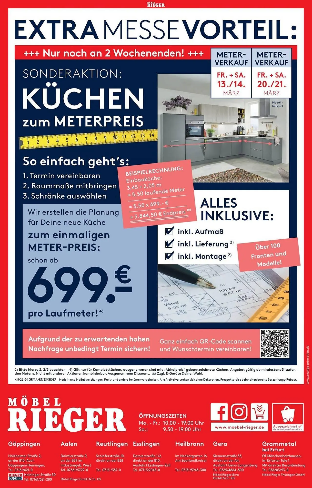 Möbel Rieger Prospekt von 26. März bis 9. April 2026 - Prospekt seite 4