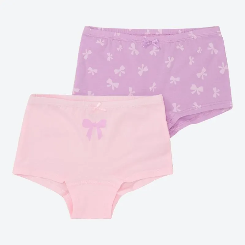 Kinder-Mädchen-Panty mit Print, 2er-Pack