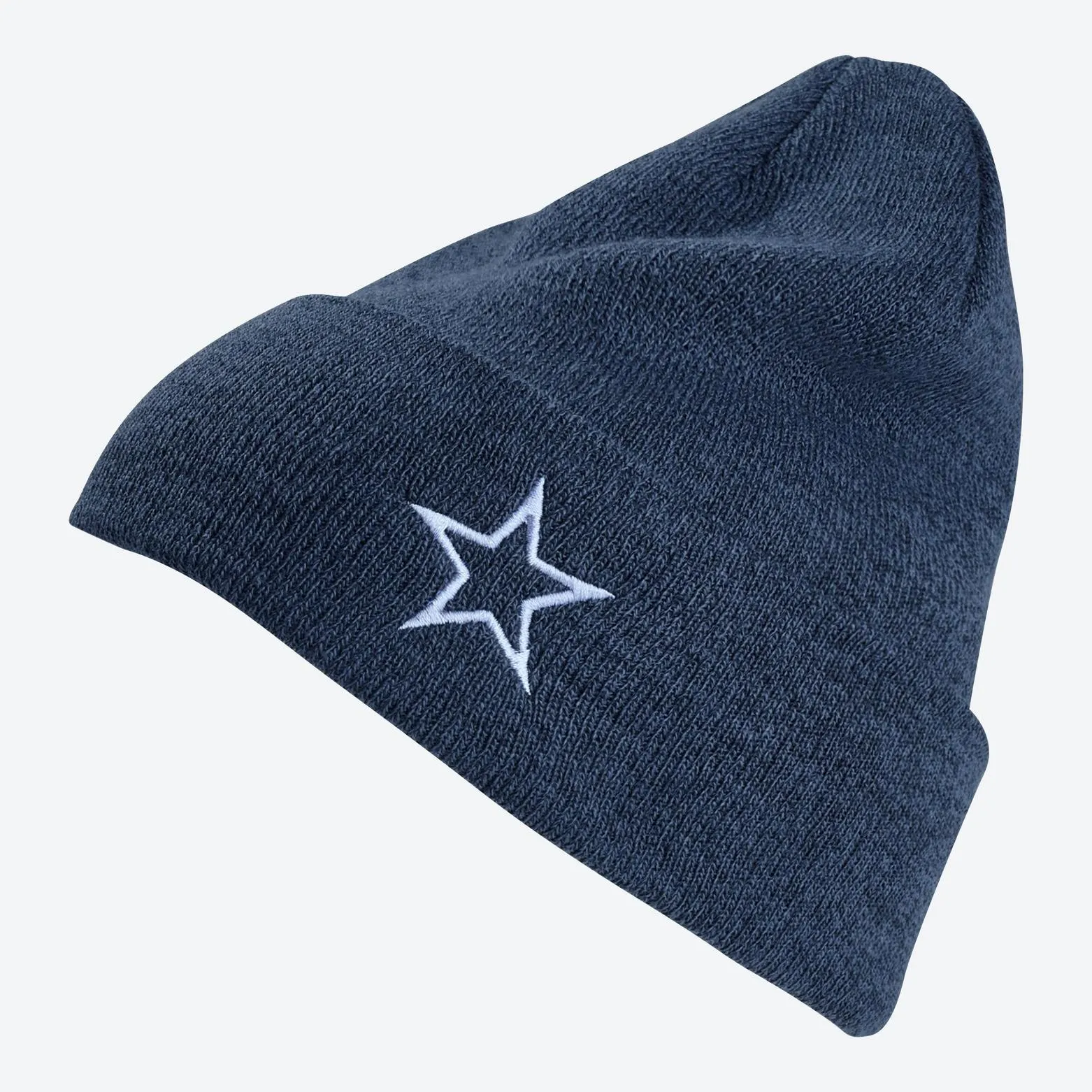 Kinder-Strickmütze mit Stickerei