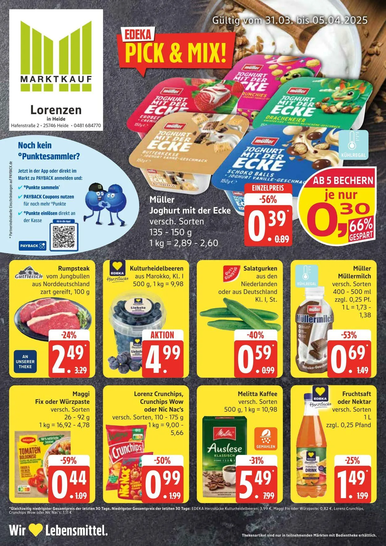 Marktkauf Aktueller Prospekt von 31. März bis 5. April 2025 - Prospekt seite 1