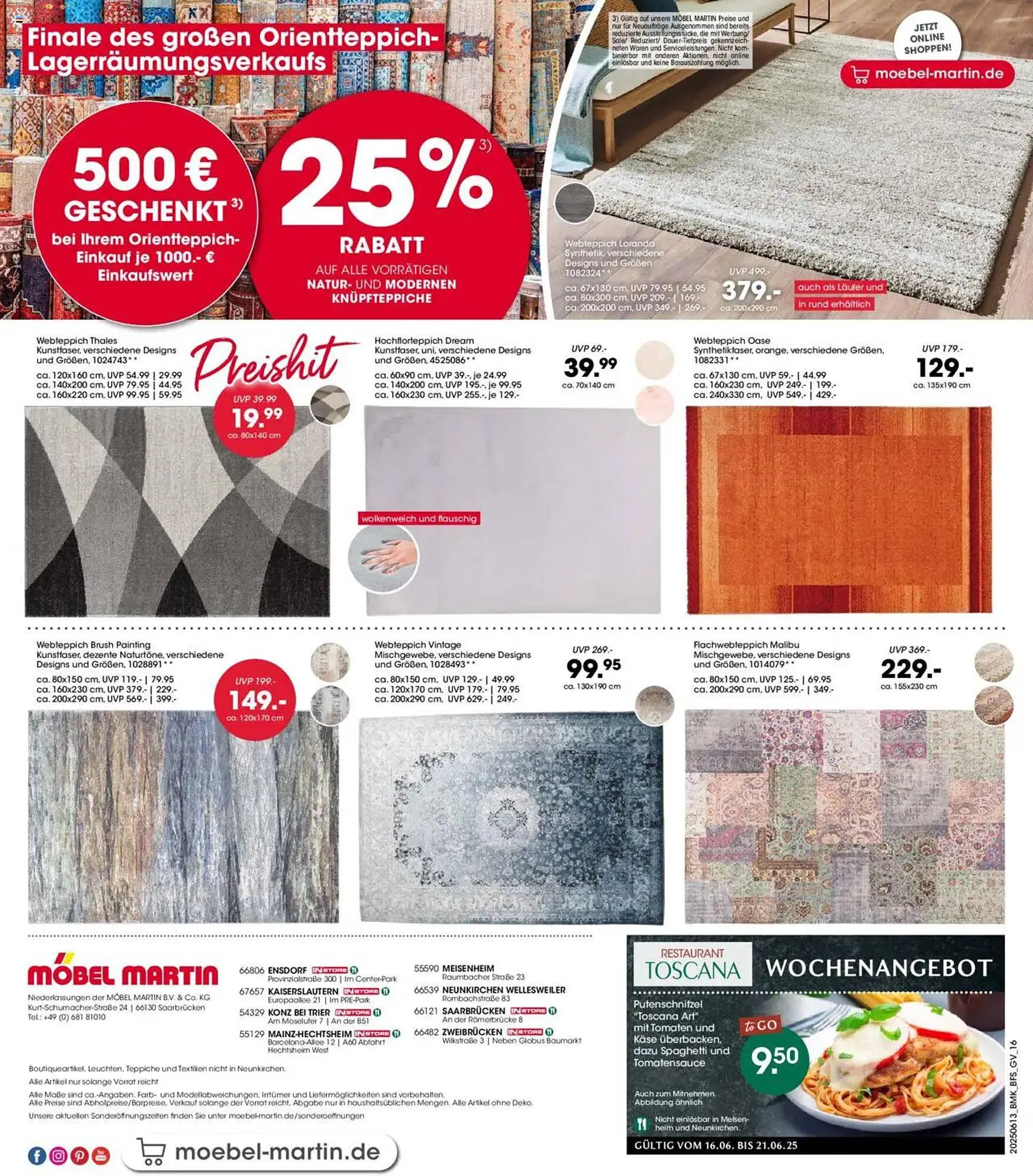 Möbel Martin Prospekt von 14. Juni bis 24. Juni 2025 - Prospekt seite 16