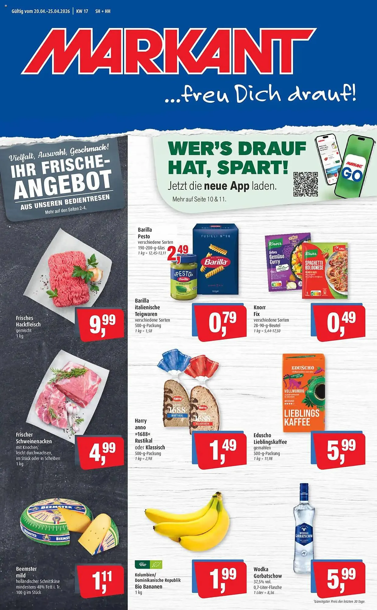 Markant Prospekt von 20. April bis 25. April 2026 - Prospekt seite 1