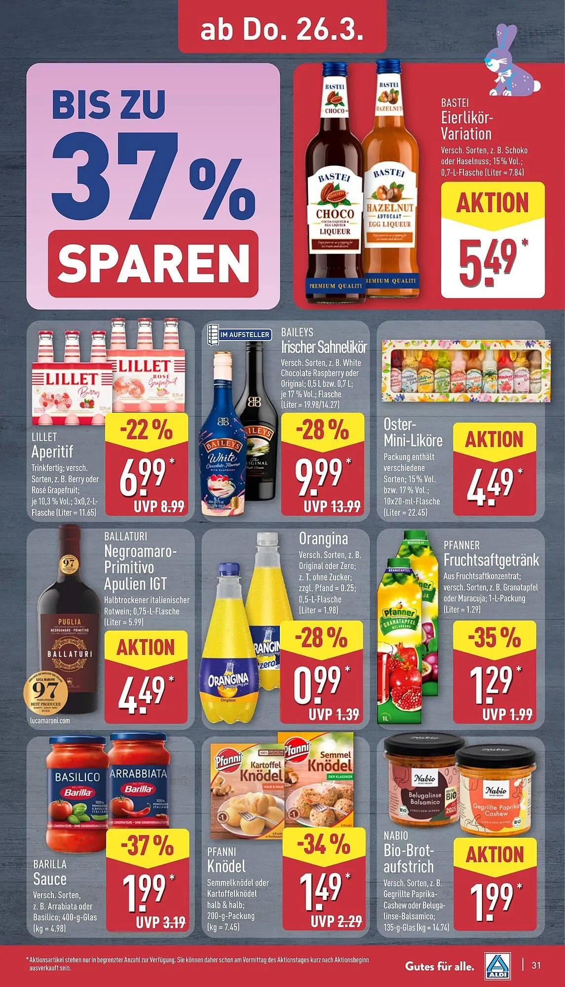 Aldi Nord Prospekt von 23. März bis 28. März 2026 - Prospekt seite 35