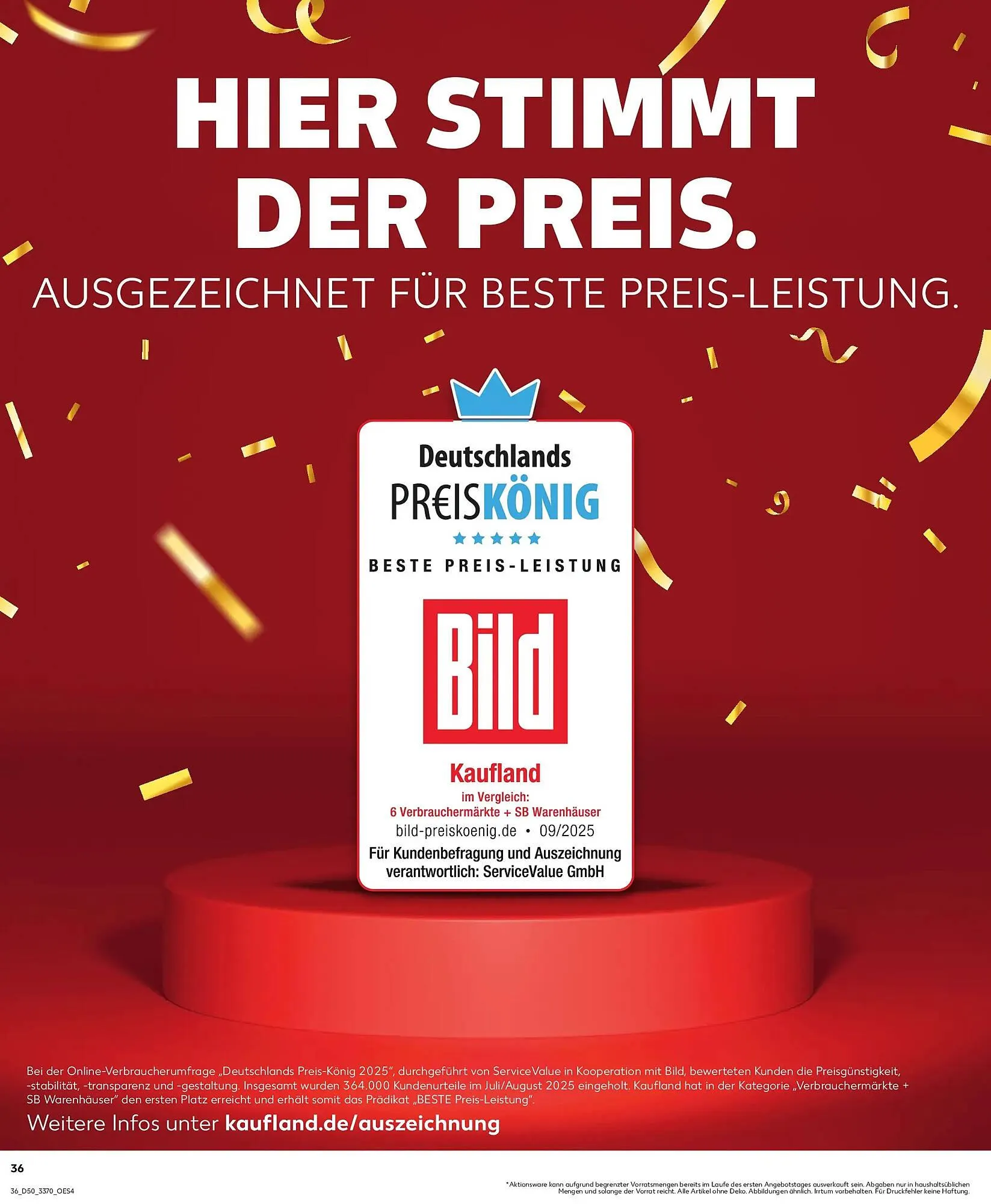 Kaufland Prospekt von 14. Dezember bis 17. Dezember 2025 - Prospekt seite 36