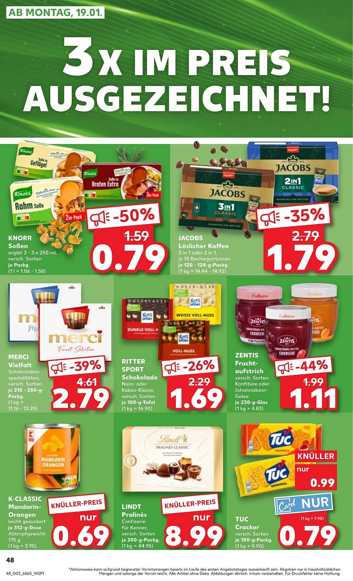 Kaufland Prospekt von 15. Januar bis 21. Januar 2026 - Prospekt seite 48