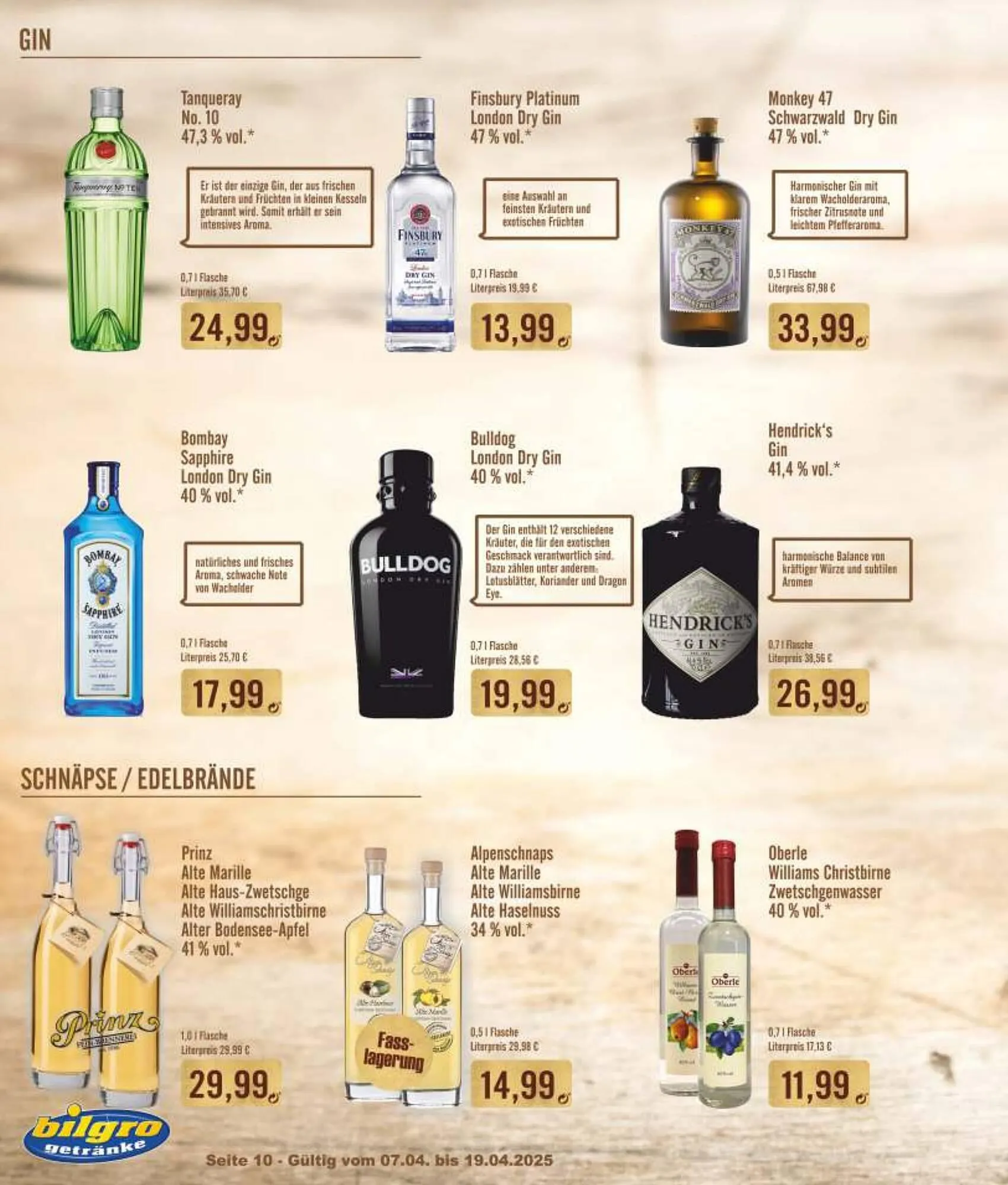 Bilgro Prospekt von 7. April bis 19. April 2025 - Prospekt seite 10