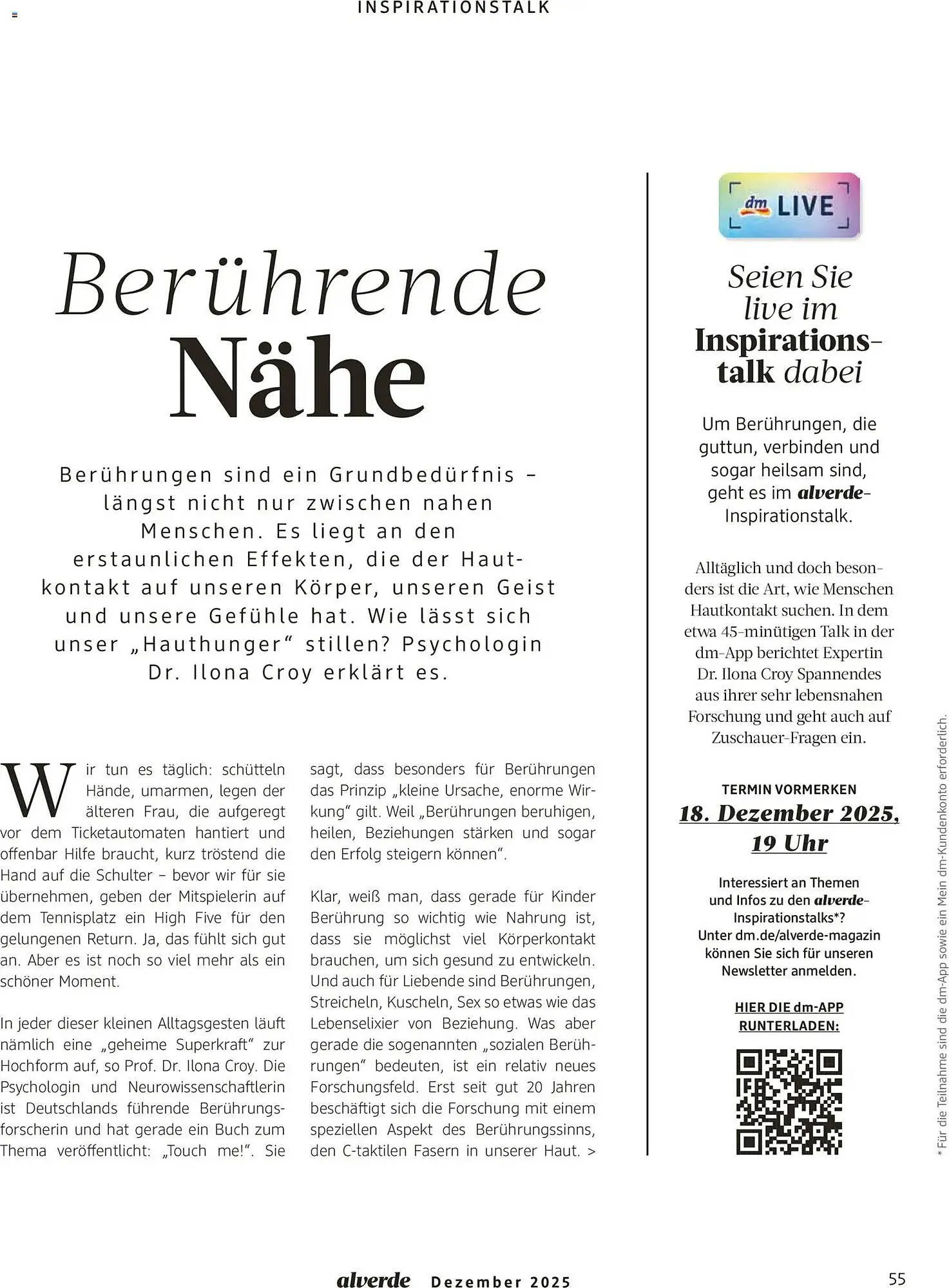 Dm drogerie Magazin von 1. Januar bis 31. Januar 2026 - Prospekt seite 55