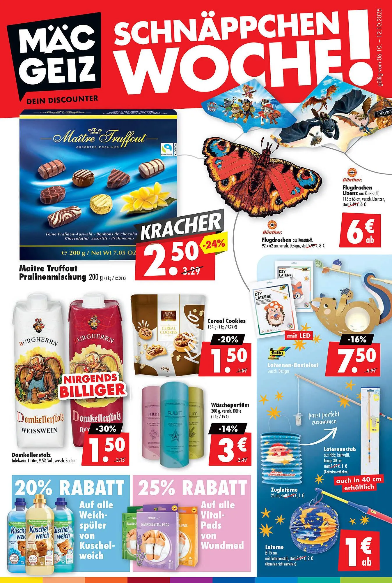 Mäc Geiz Prospekt von 6. Oktober bis 12. Oktober 2025 - Prospekt seite 1