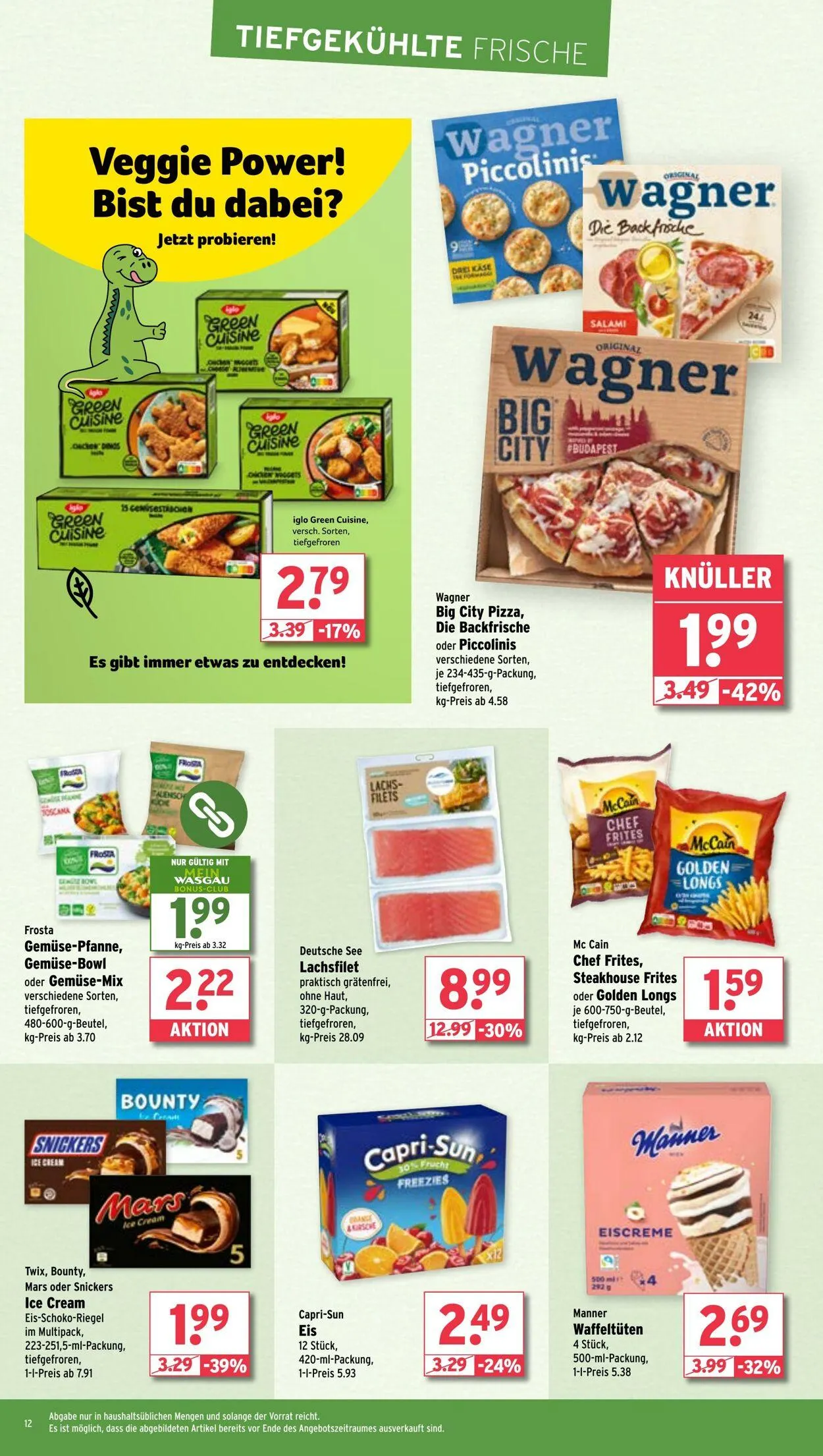 WASGAU Aktueller Prospekt von 10. August bis 24. August 2025 - Prospekt seite 12