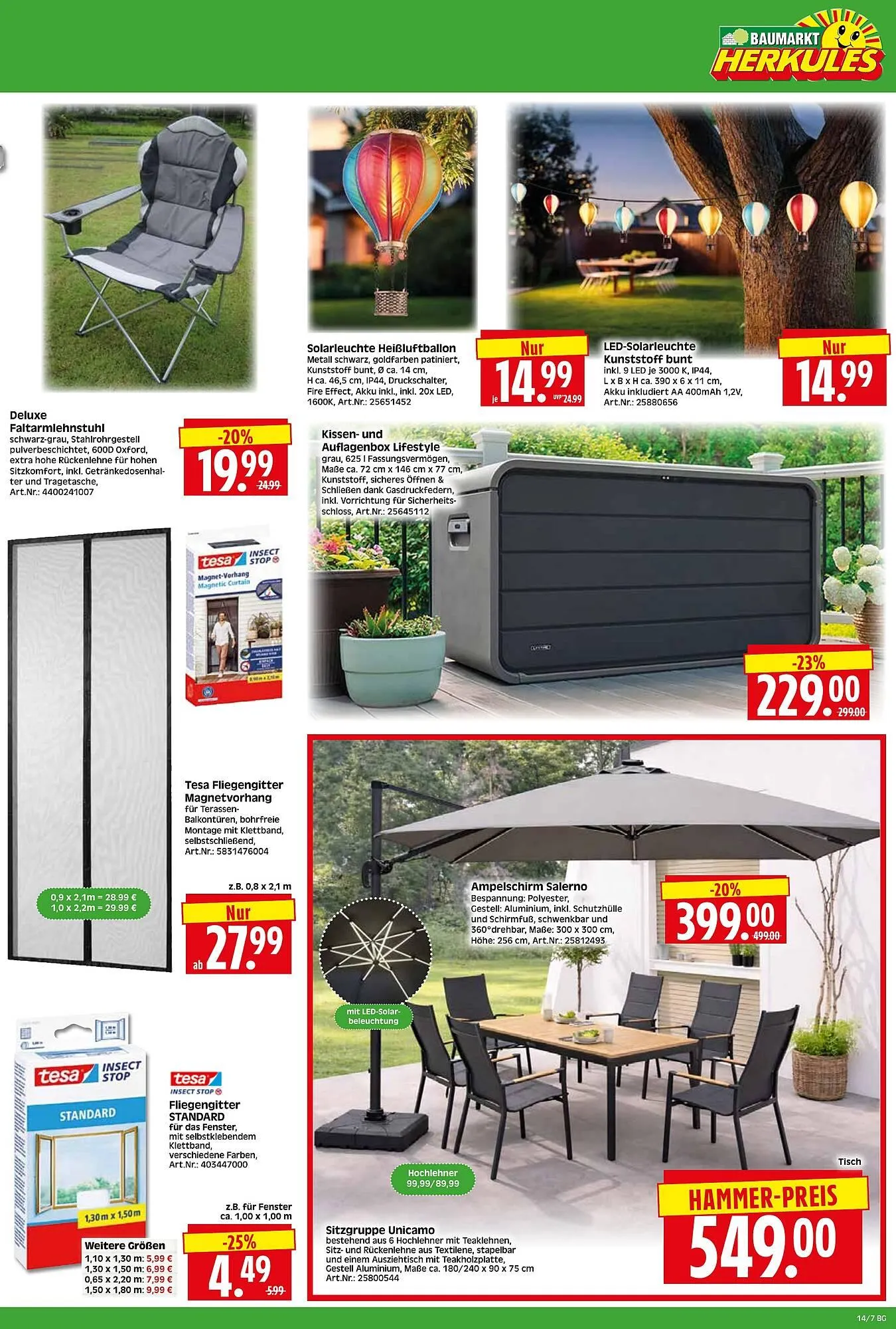Herkules Baumarkt Prospekt von 30. März bis 4. April 2026 - Prospekt seite 7