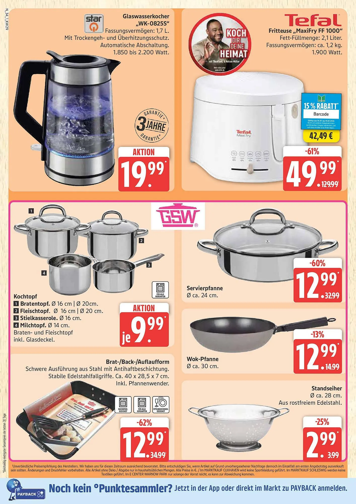 Marktkauf Prospekt von 13. Juli bis 19. Juli 2025 - Prospekt seite 34