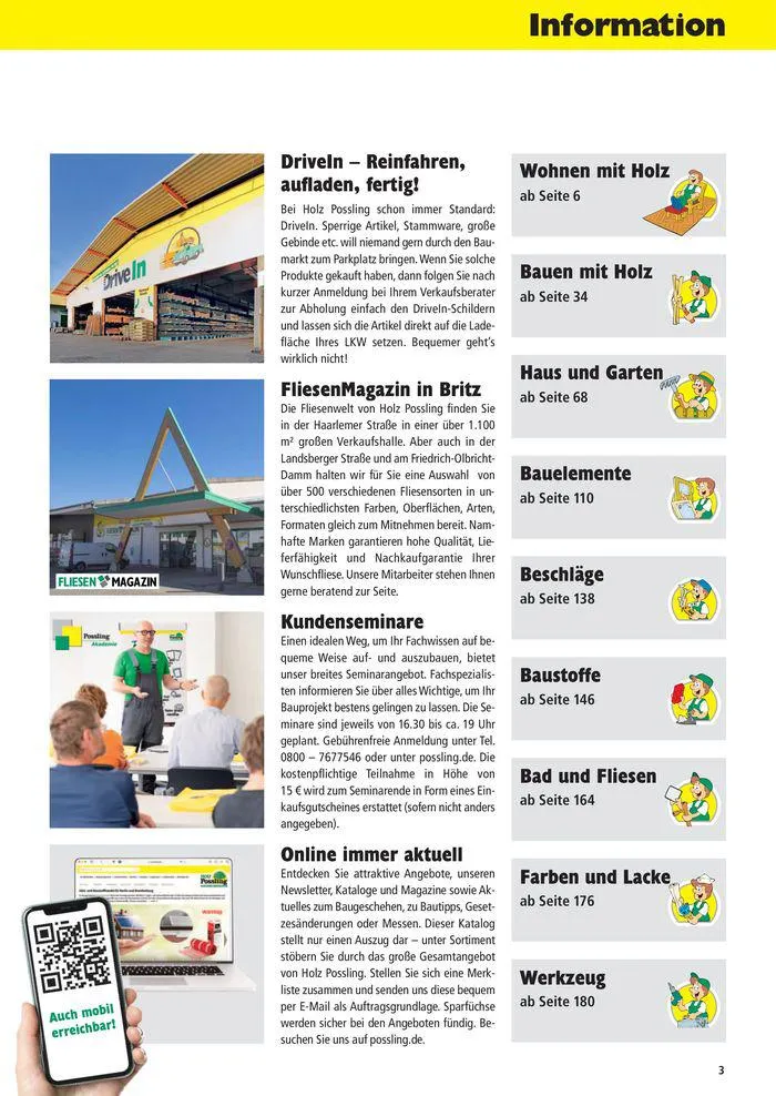 Holz-& Baukatalog 2024/25 von 27. März bis 31. Januar 2025 - Prospekt seite 3