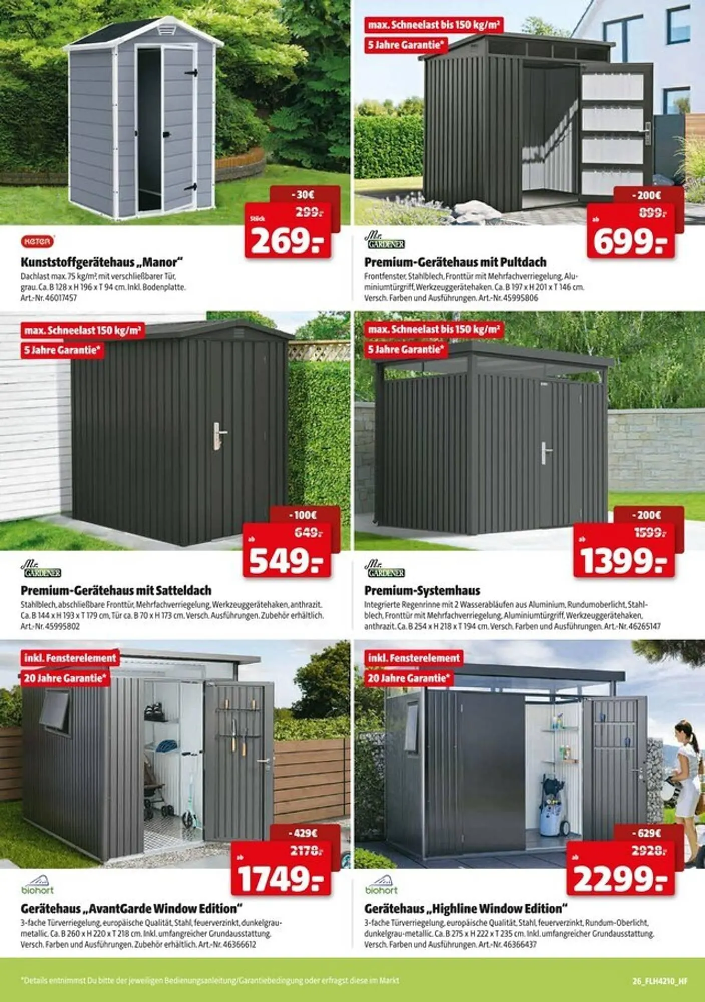 Hagebau Prospekt von 1. März bis 12. April 2025 - Prospekt seite 26