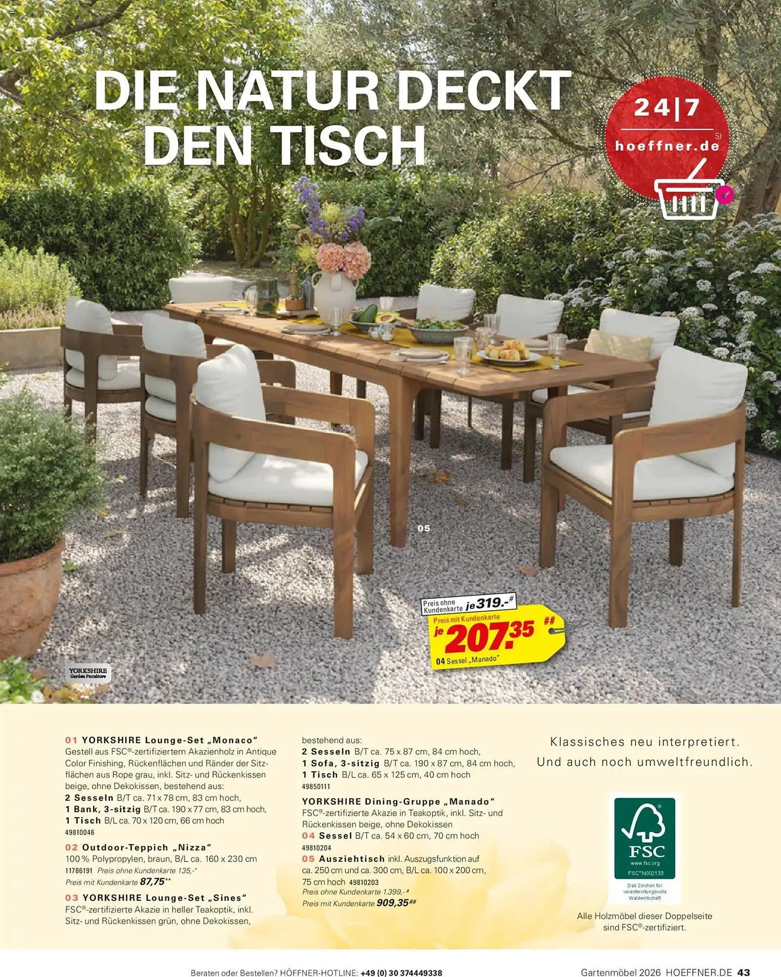 Höffner Prospekt von 27. März bis 7. April 2026 - Prospekt seite 43