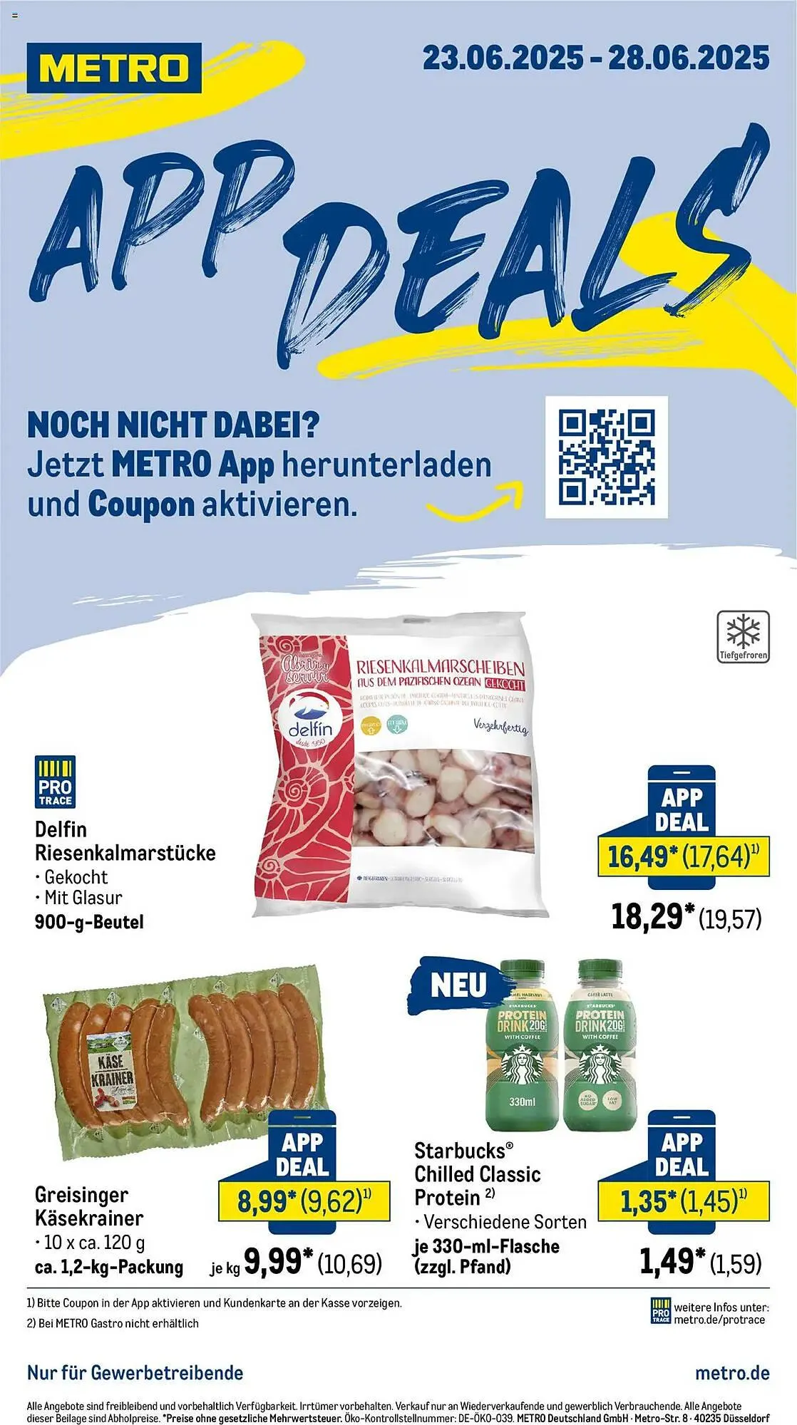 METRO Prospekt von 23. Juni bis 28. Juni 2025 - Prospekt seite 1