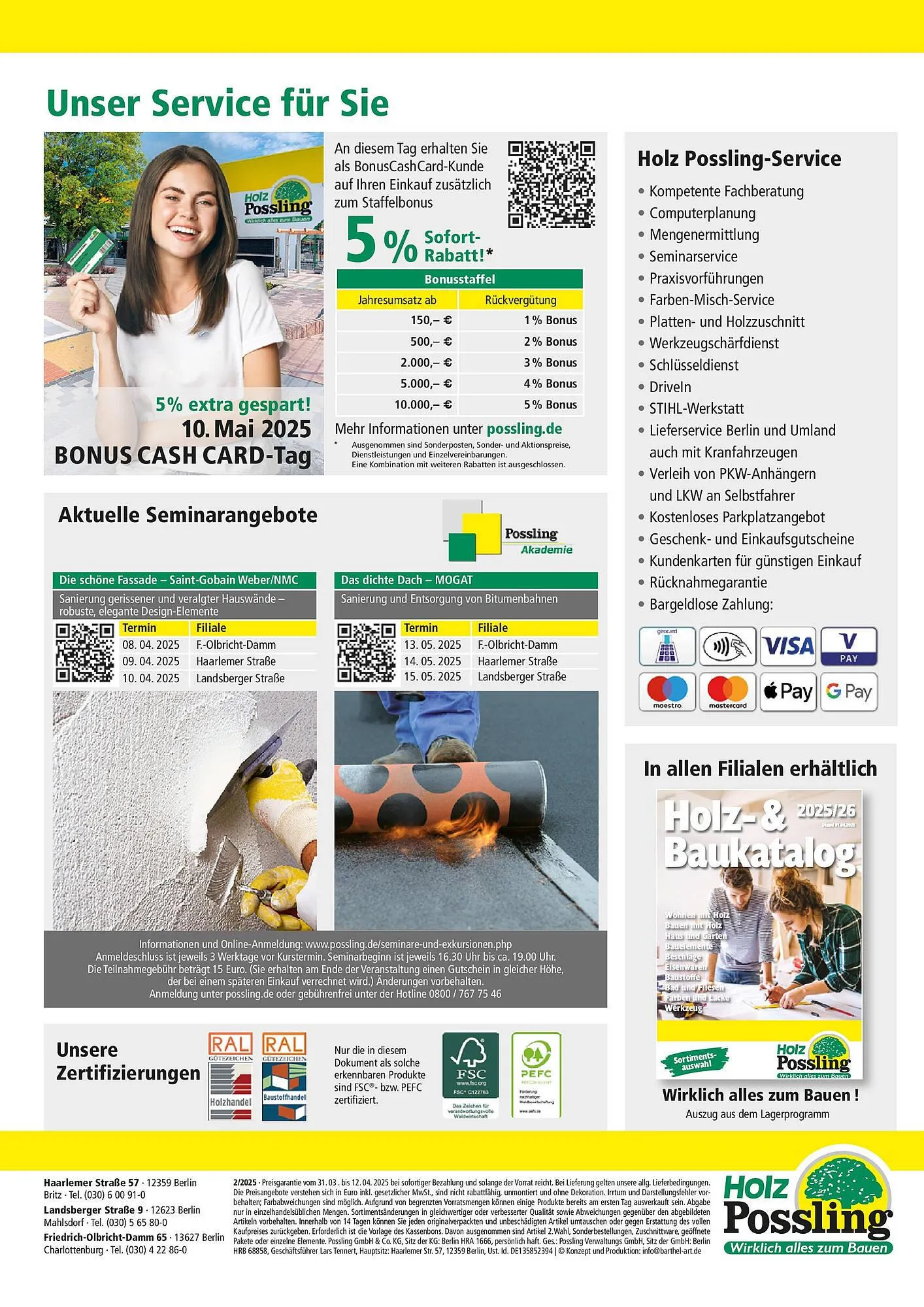 Holz Possling Prospekt von 30. März bis 12. April 2025 - Prospekt seite 12