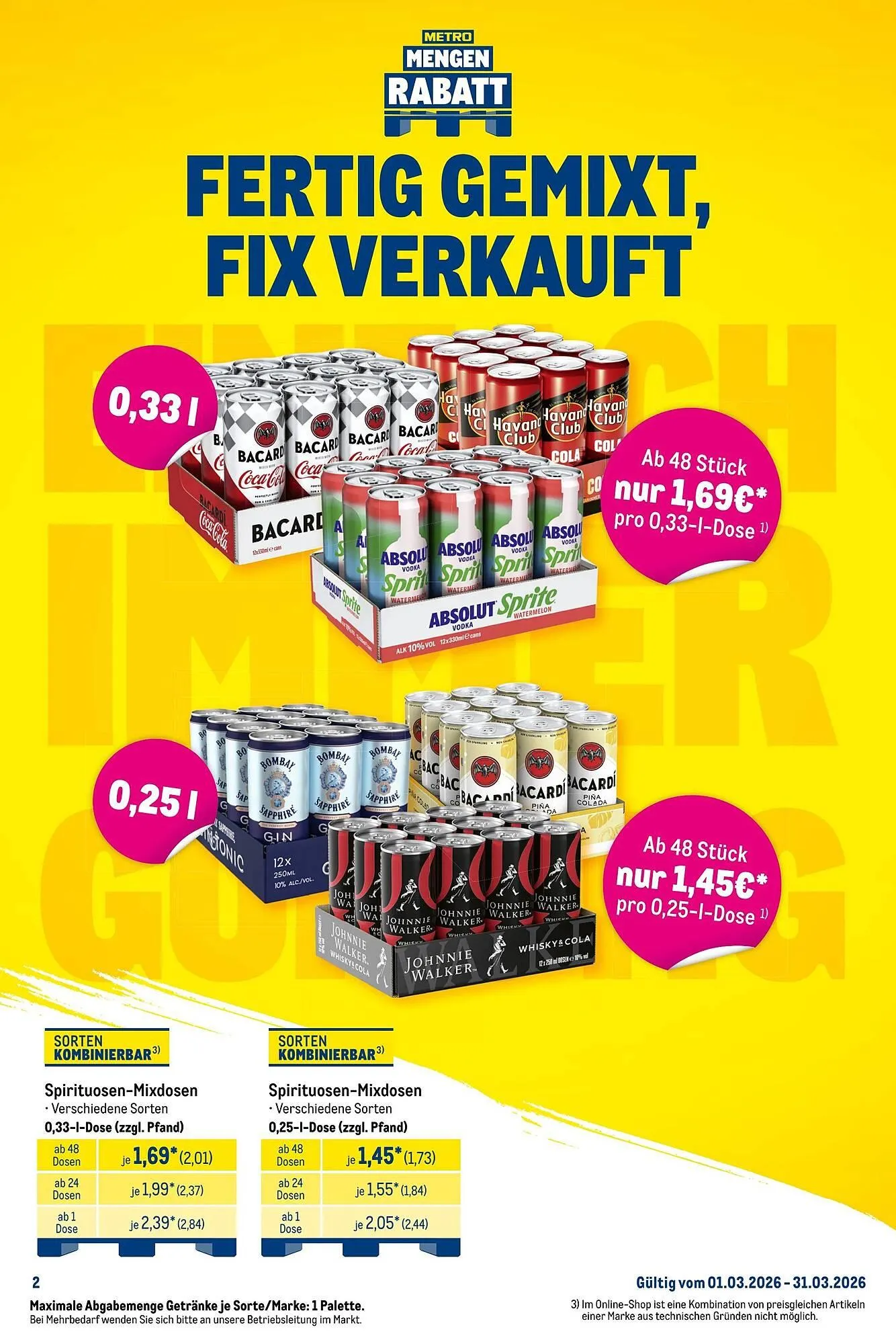 METRO Prospekt von 1. März bis 31. März 2026 - Prospekt seite 2