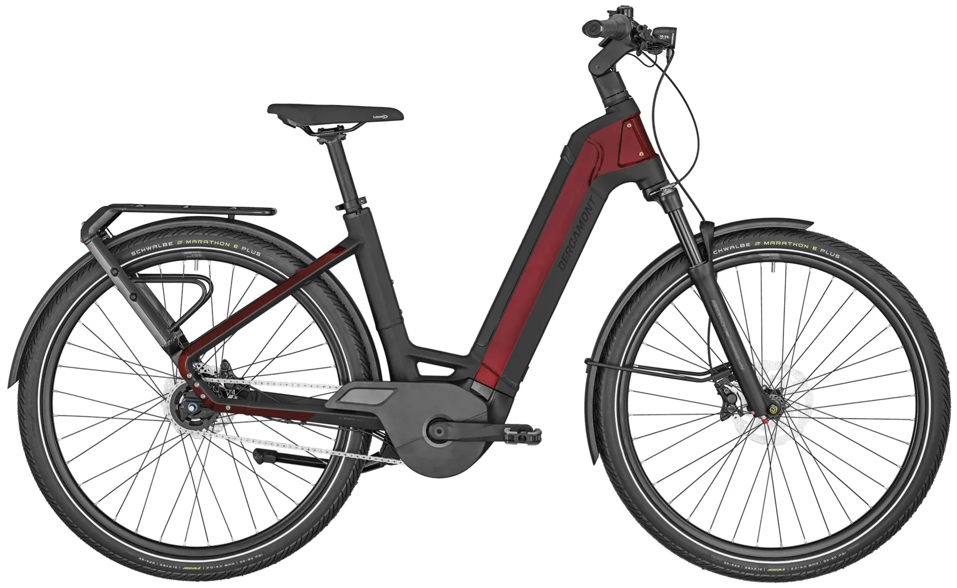 Bergamont E-Ville Expert Wave 625 | City E-Bike | shiny mirror red