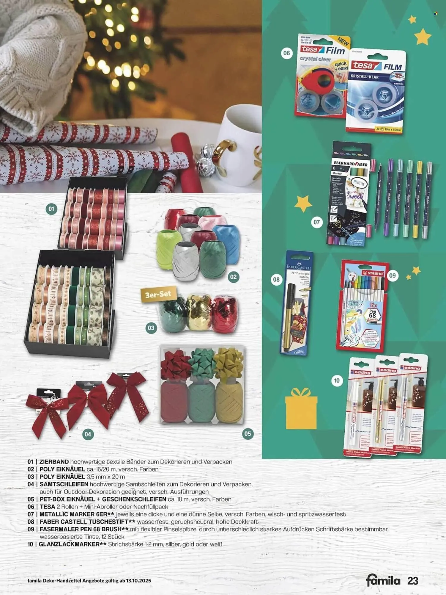 Famila Nord Ost Prospekt von 13. Oktober bis 31. Dezember 2025 - Prospekt seite 23