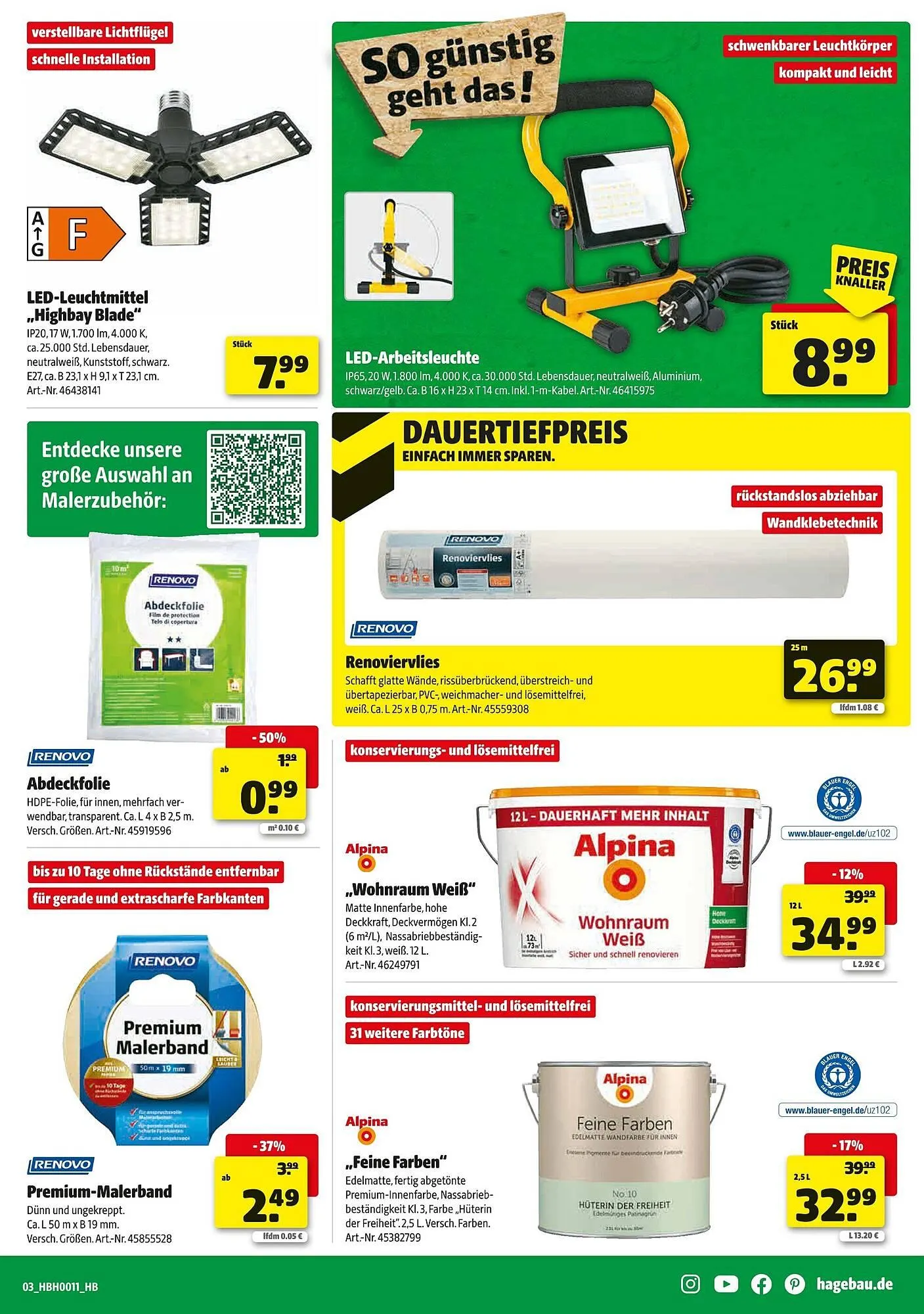 Hagebau Prospekt von 8. März bis 15. März 2025 - Prospekt seite 3