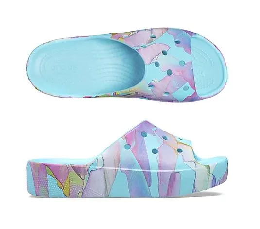 CROCS™ Damen-Pantolette Classic Platform ultraleicht Crocs Comfort™