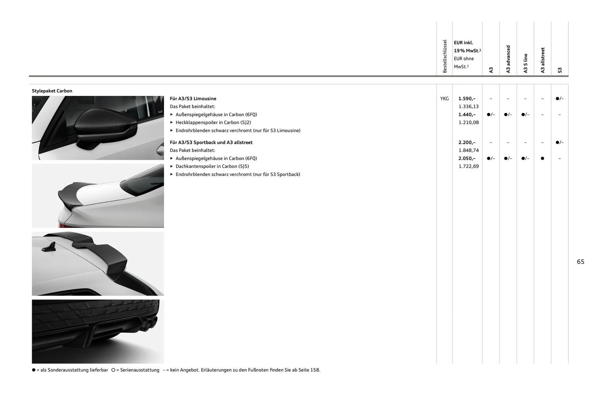 Audi Prospekt von 27. Juli bis 27. Juli 2026 - Prospekt seite 65