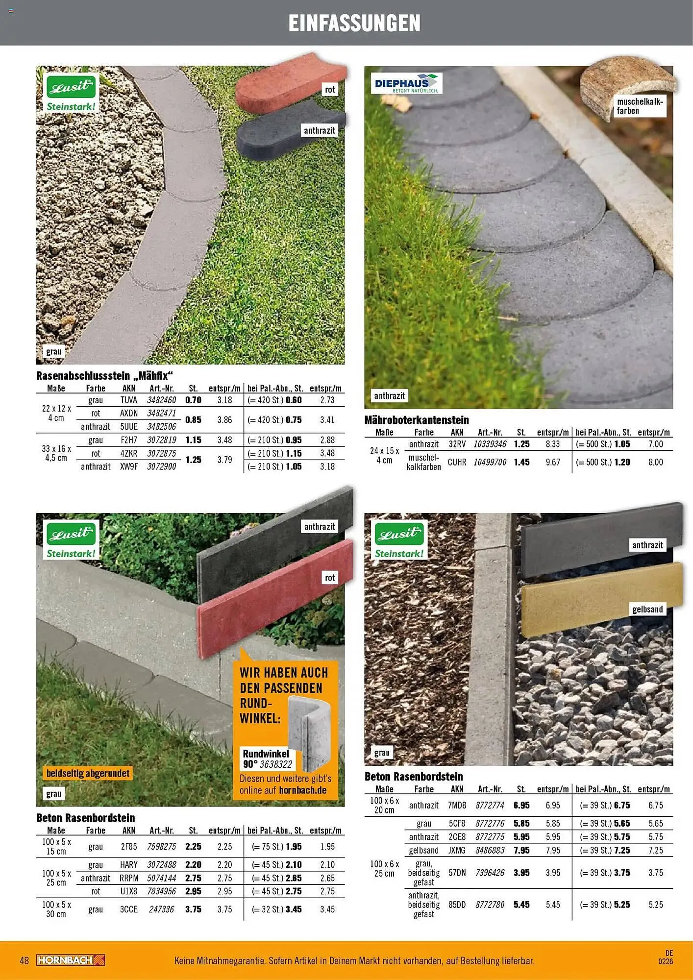 Hornbach Prospekt von 12. Februar bis 31. Dezember 2026 - Prospekt seite 48