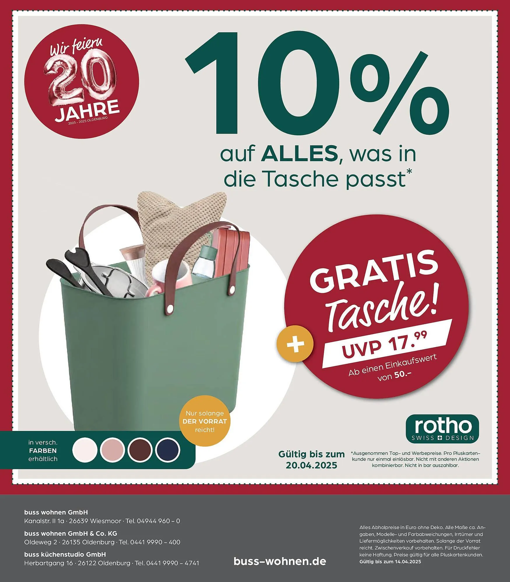 Möbel Buss Prospekt von 3. April bis 14. April 2025 - Prospekt seite 32