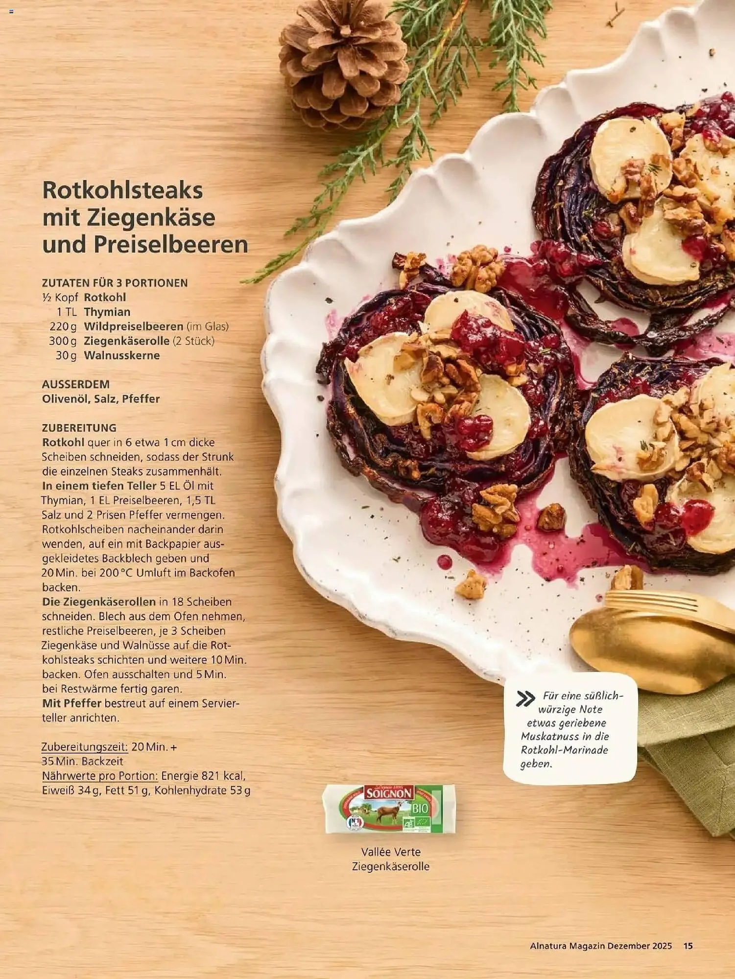 Alnatura Prospekt von 1. Dezember bis 31. Dezember 2025 - Prospekt seite 15