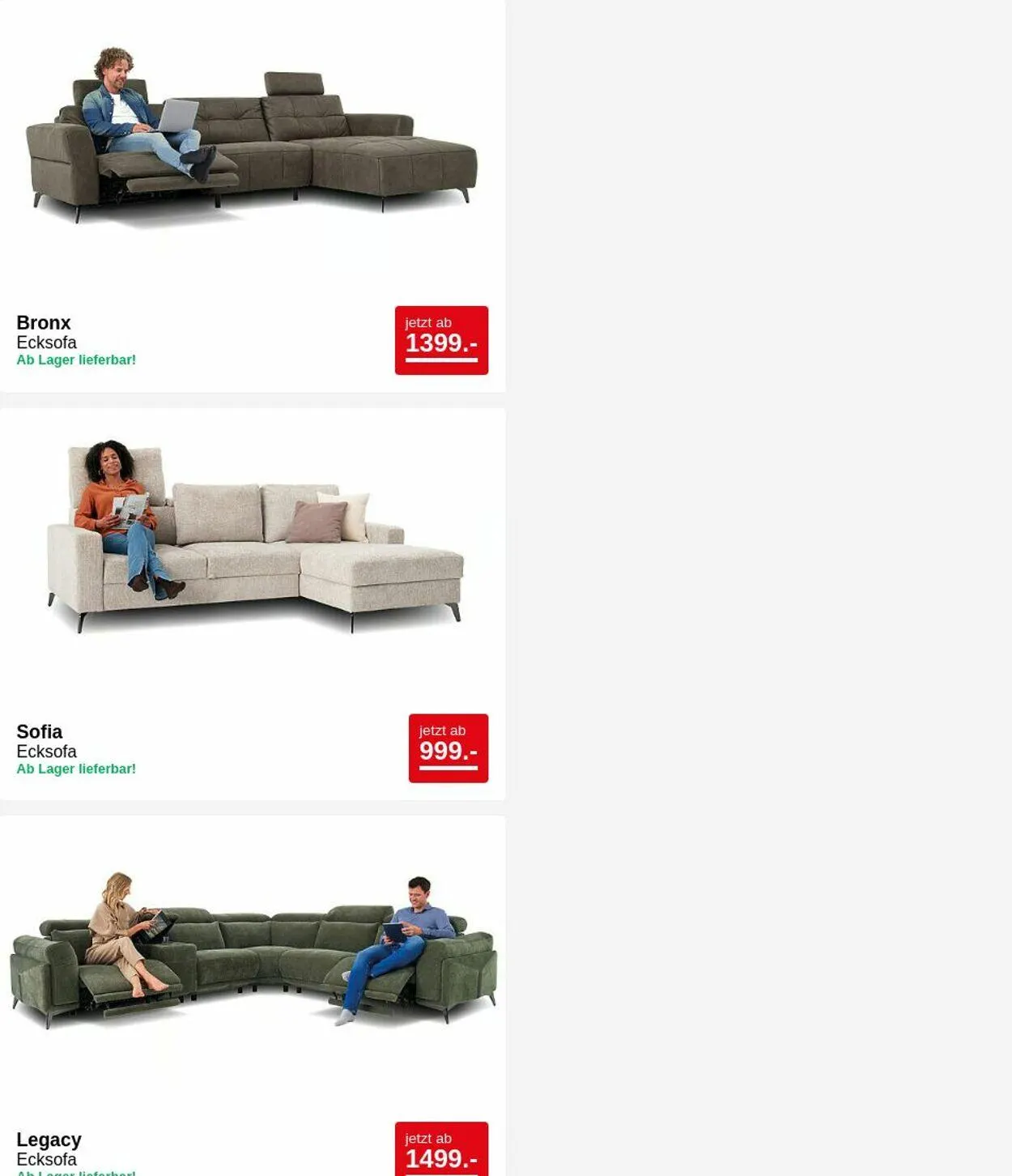 Seats and Sofas Aktueller Prospekt von 24. März bis 2. April 2025 - Prospekt seite 5