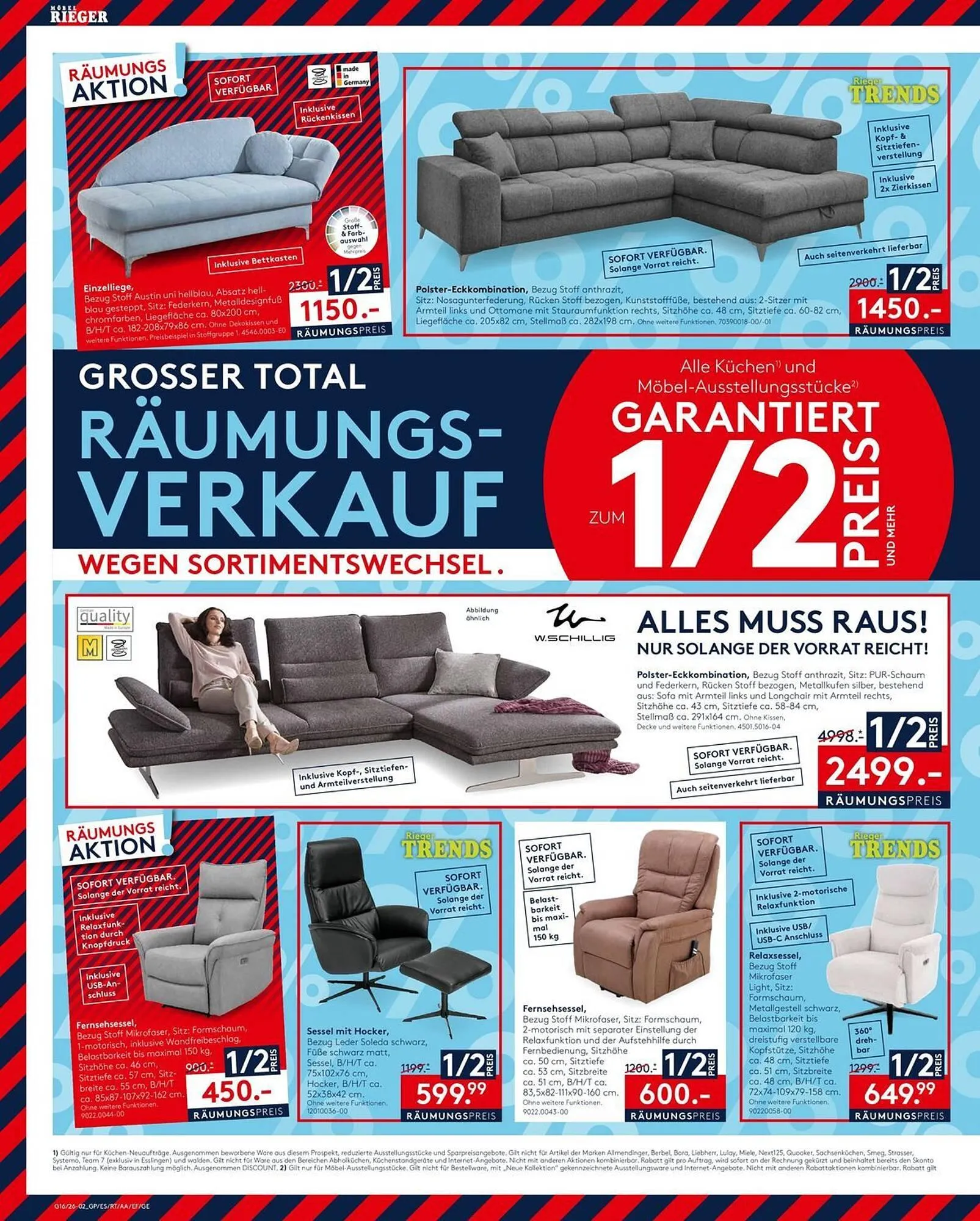 Möbel Rieger Prospekt von 15. April bis 28. April 2026 - Prospekt seite 2