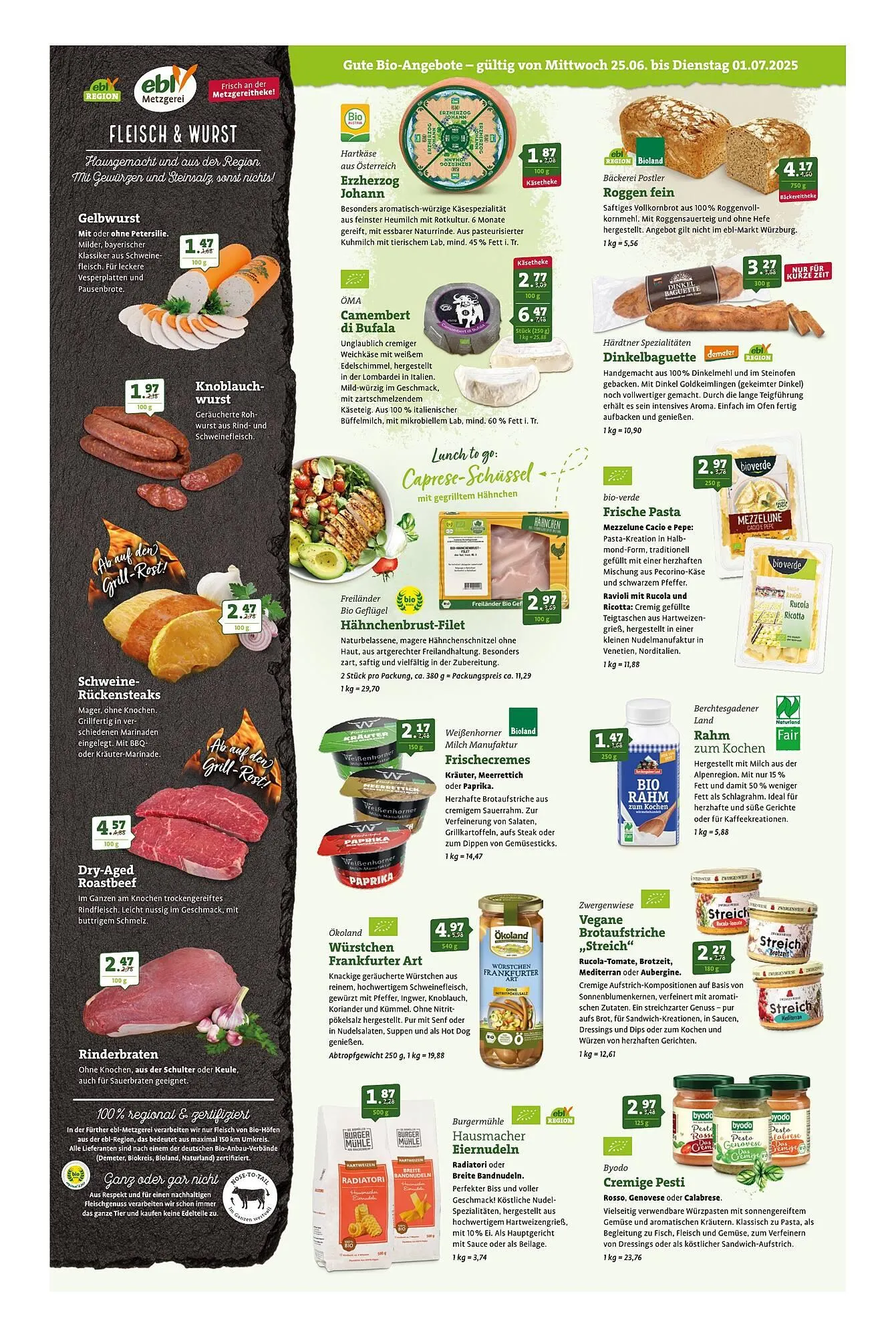 Ebl Naturkost Prospekt von 25. Juni bis 1. Juli 2025 - Prospekt seite 2