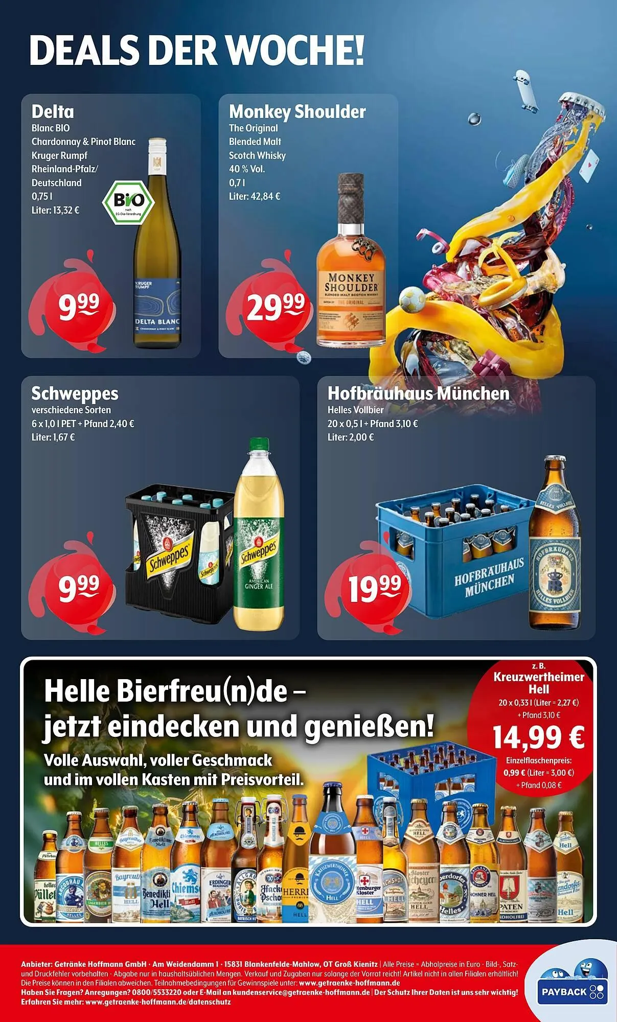 Getränke Hoffmann Prospekt von 7. April bis 12. April 2025 - Prospekt seite 8