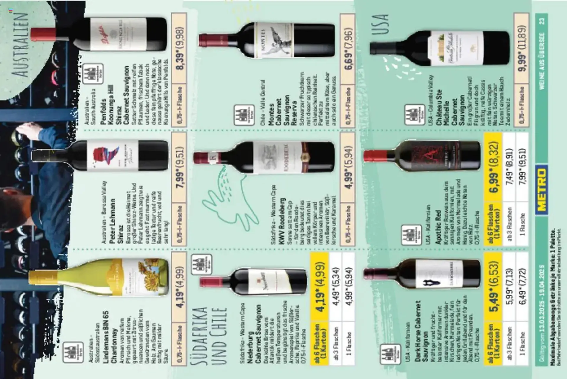 METRO Prospekt von 13. März bis 19. April 2025 - Prospekt seite 23