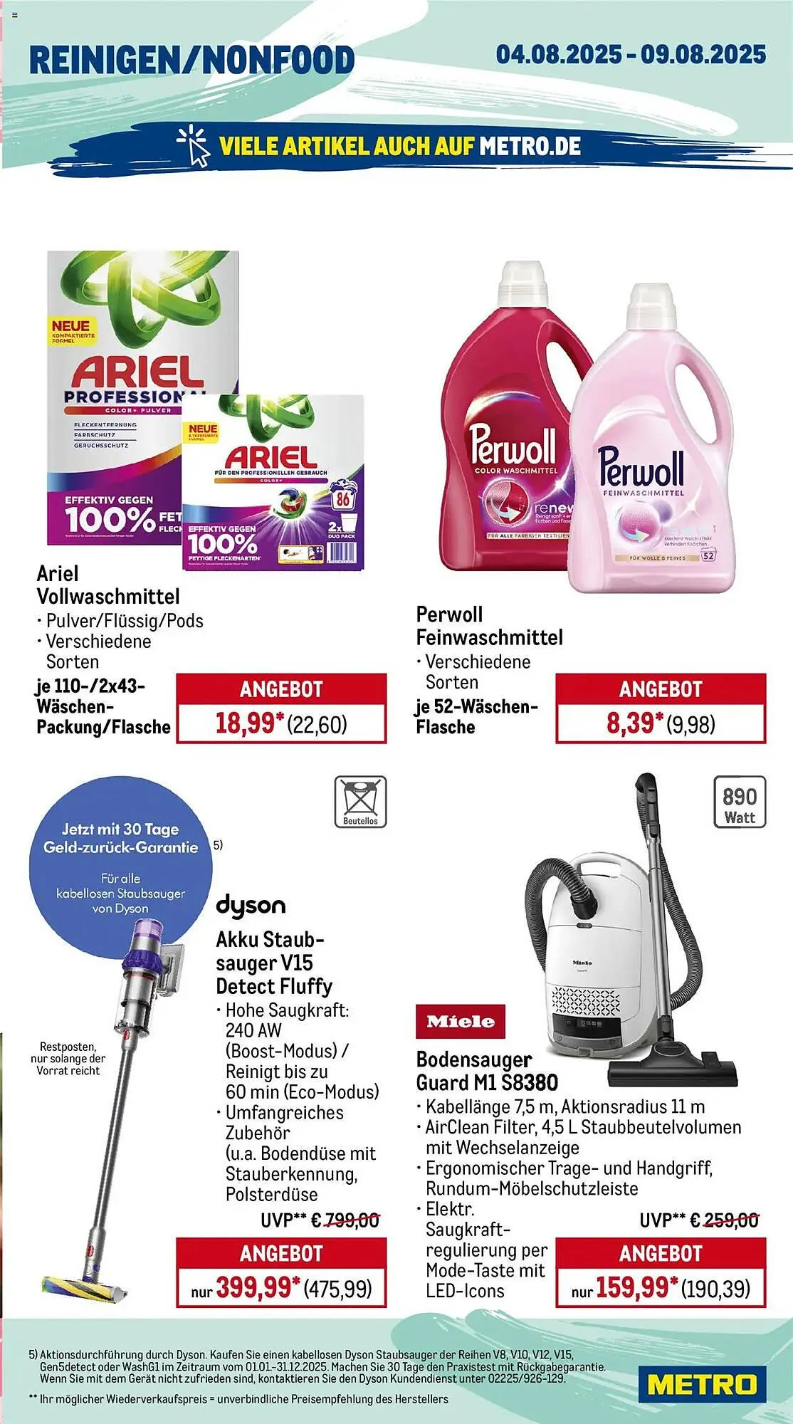 METRO Prospekt von 4. August bis 9. August 2025 - Prospekt seite 17