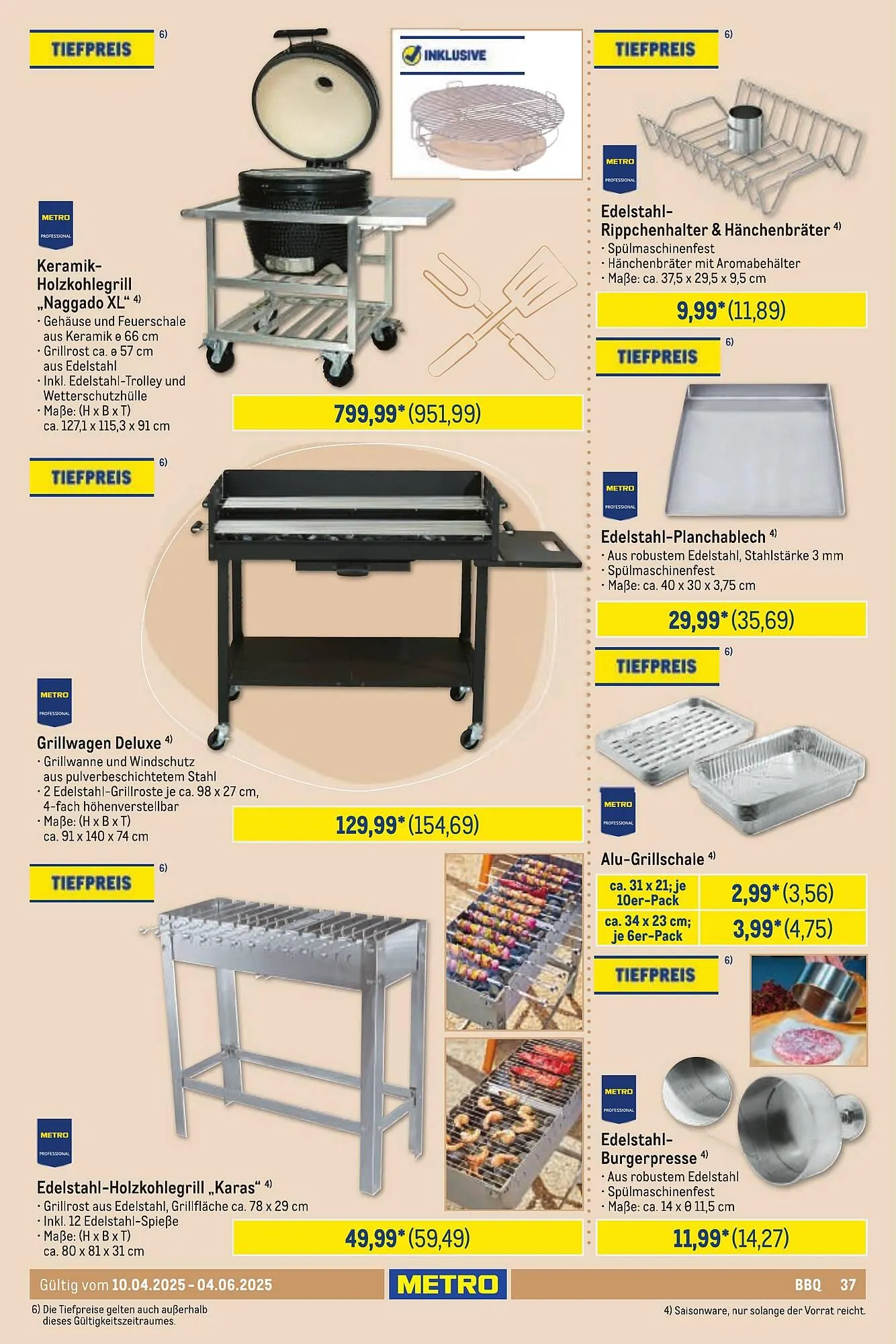 METRO Prospekt von 10. April bis 6. Juni 2025 - Prospekt seite 37