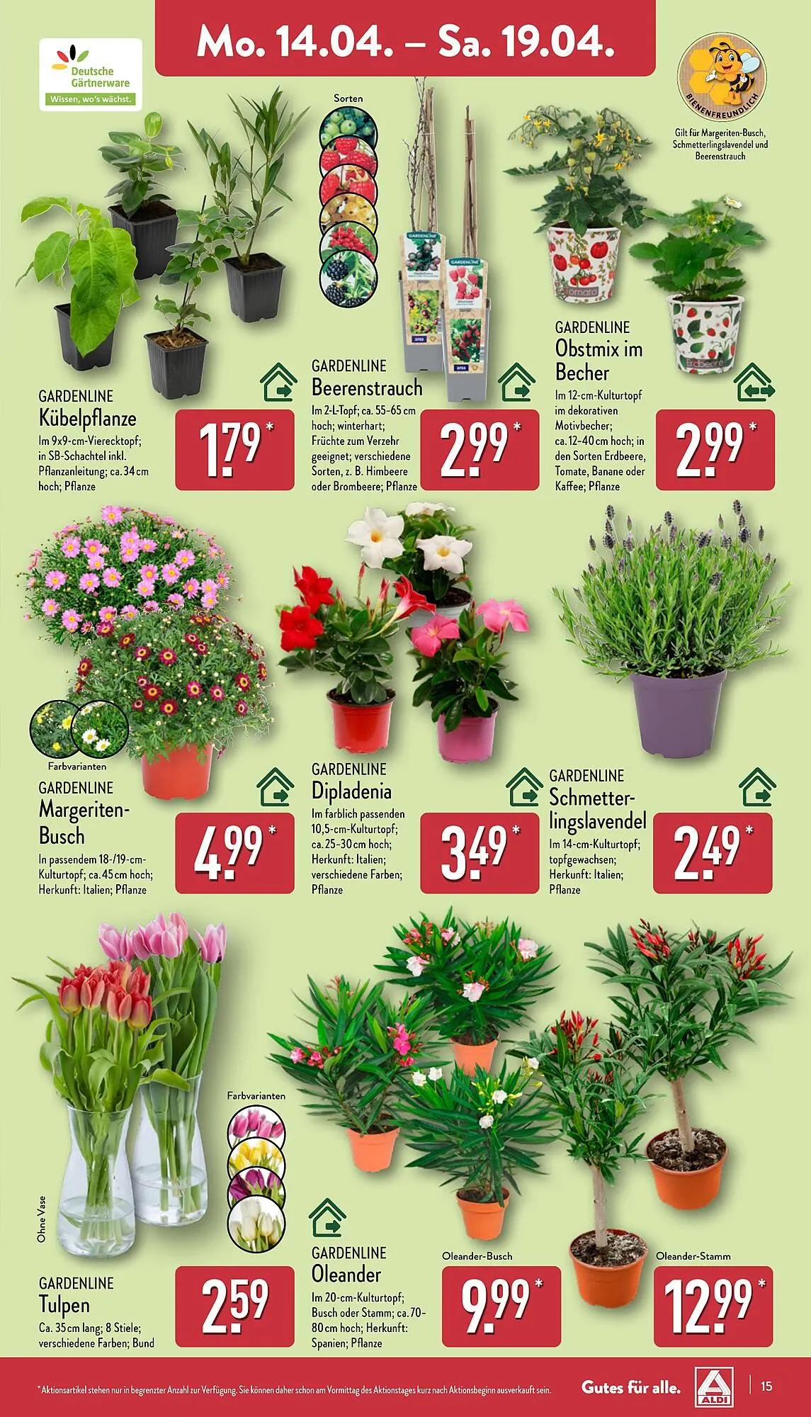 Aldi Nord Prospekt von 14. April bis 19. April 2025 - Prospekt seite 15