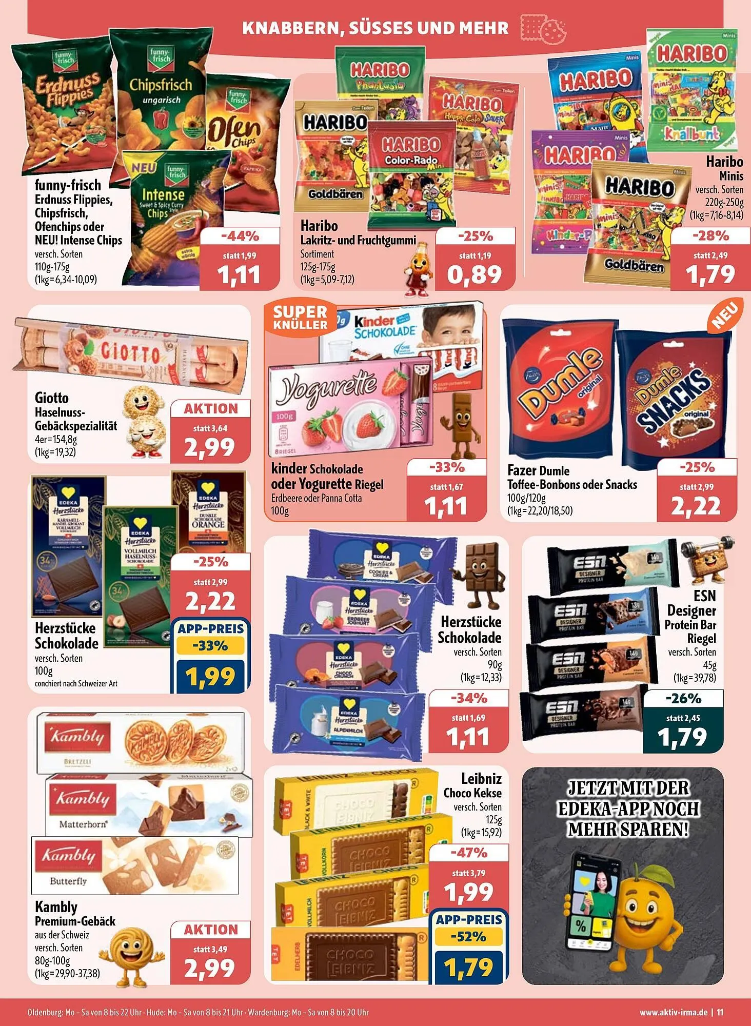 Aktiv Irma Prospekt von 6. April bis 11. April 2026 - Prospekt seite 11