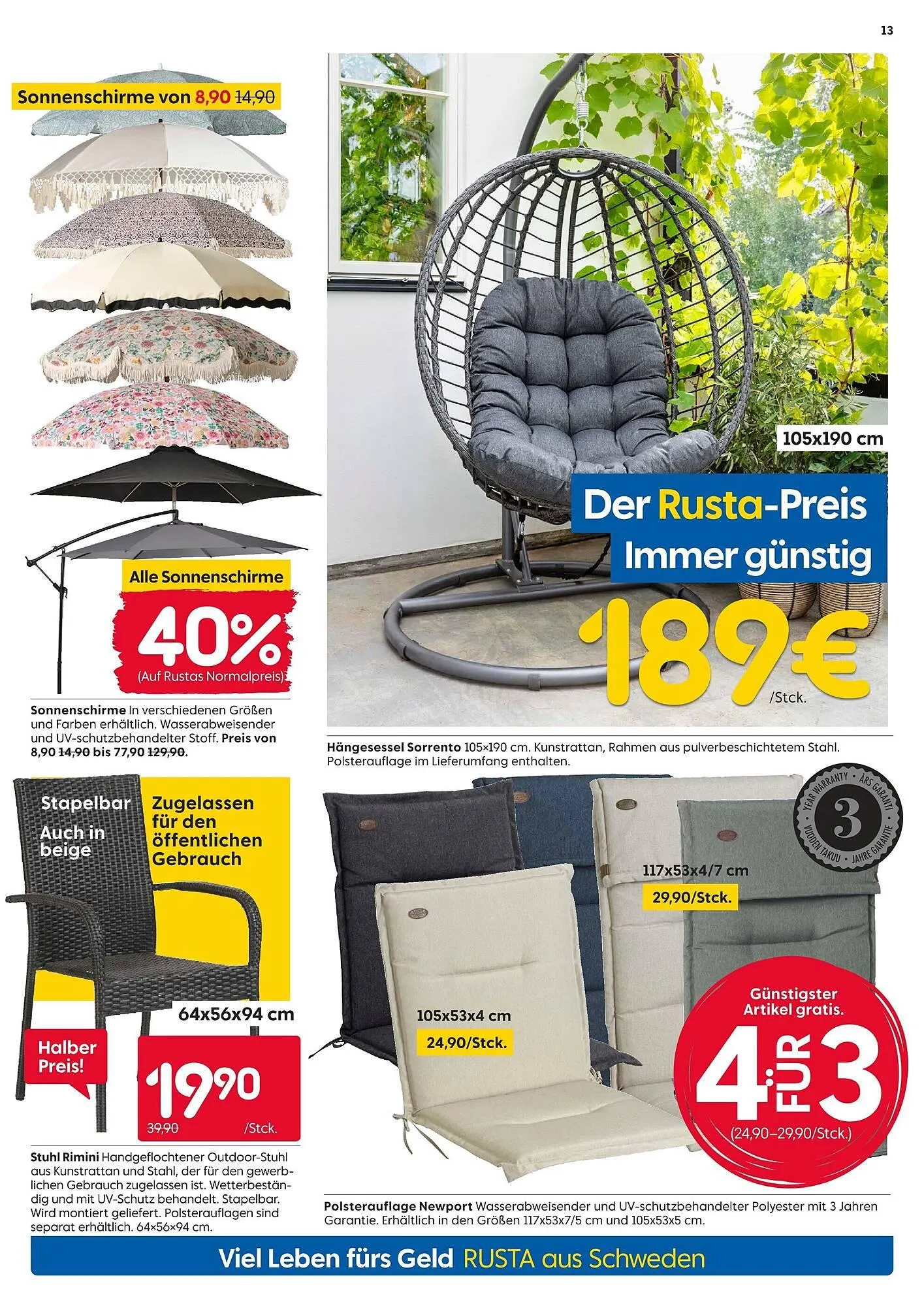 Rusta Prospekt von 18. April bis 24. April 2026 - Prospekt seite 13