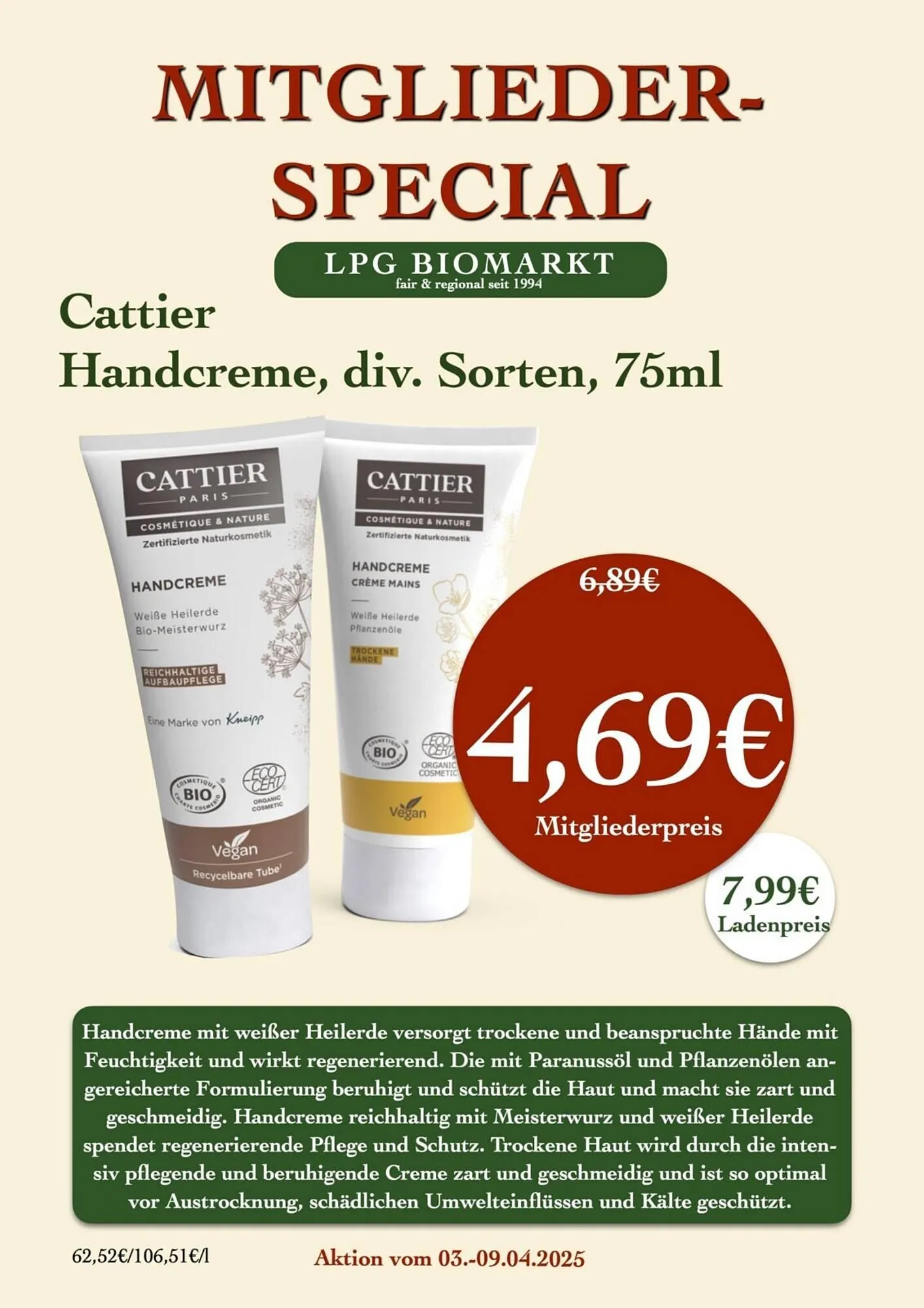 LPG Biomarkt Prospekt von 3. April bis 9. April 2025 - Prospekt seite 15