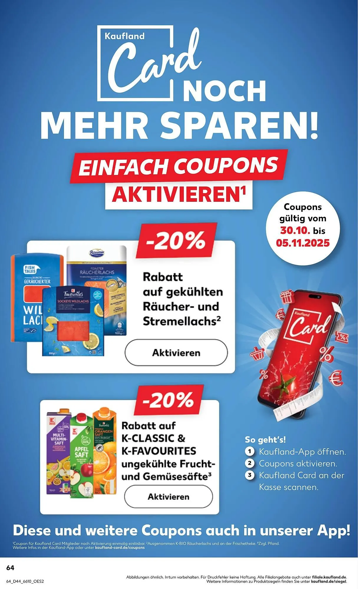 Kaufland Prospekt von 30. Oktober bis 5. November 2025 - Prospekt seite 64