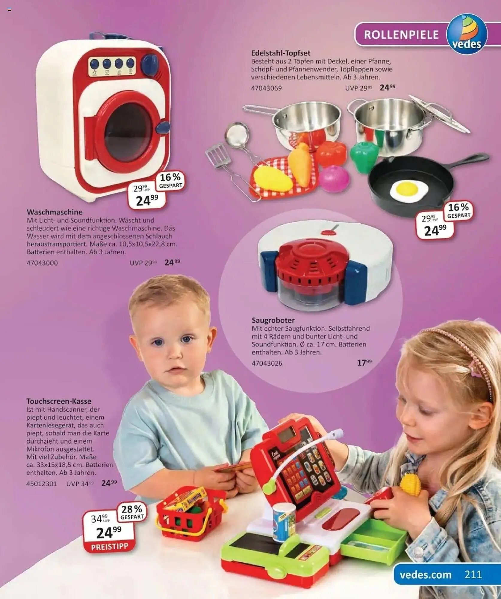 Vedes Prospekt von 29. September bis 6. Januar 2026 - Prospekt seite 211