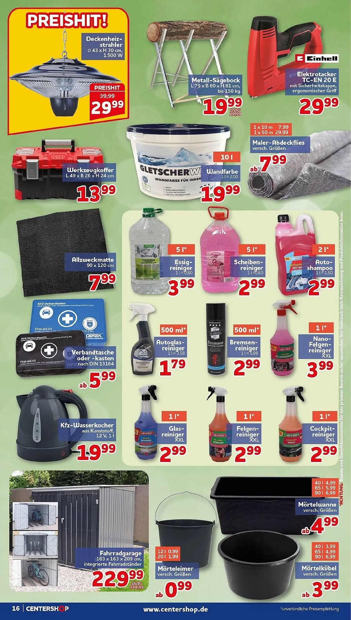 CENTERSHOP Prospekt von 4. Mai bis 9. Mai 2026 - Prospekt seite 16