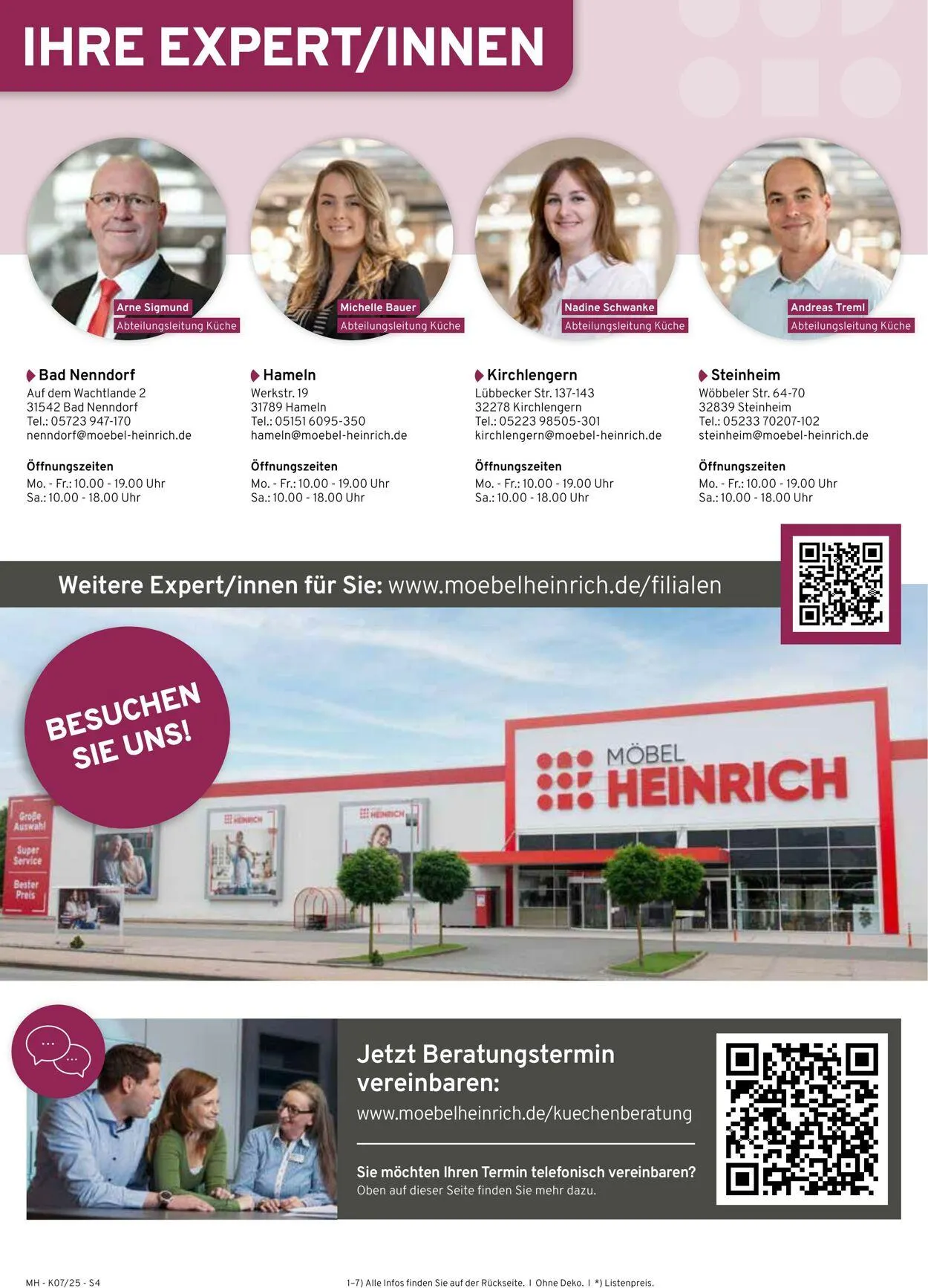 Möbel Heinrich Aktueller Prospekt von 15. September bis 16. November 2025 - Prospekt seite 4