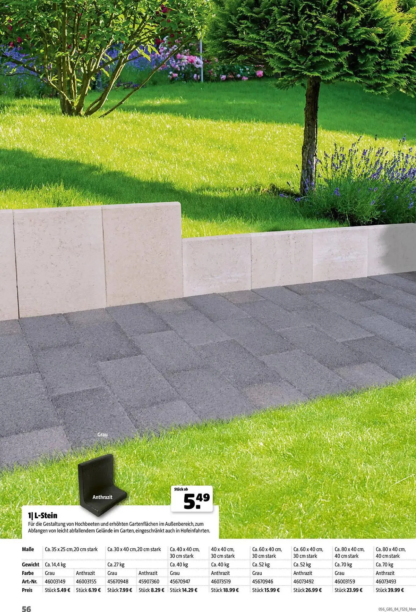 Hagebau Prospekt von 2. März bis 31. Dezember 2026 - Prospekt seite 56