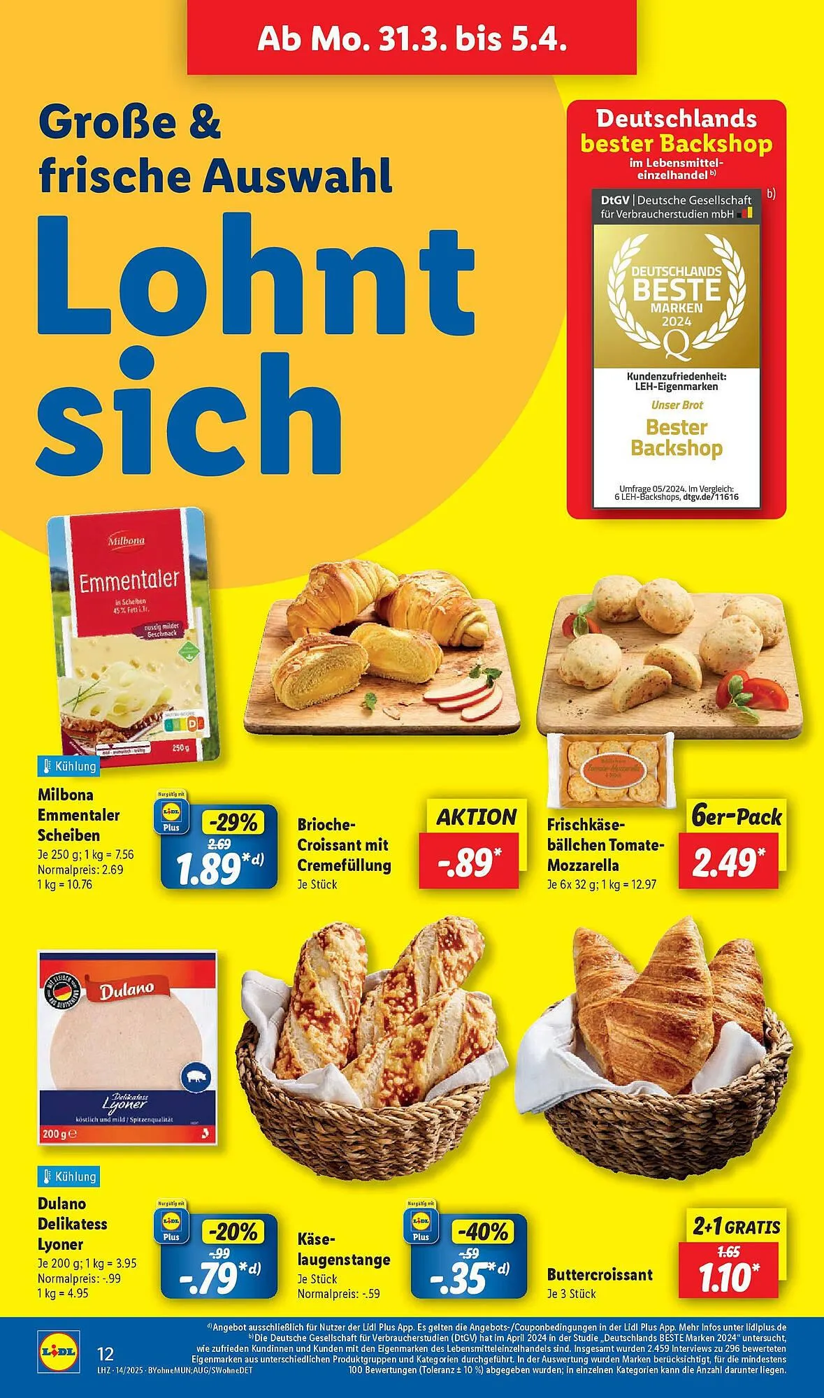 Lidl Prospekt von 31. März bis 5. April 2025 - Prospekt seite 16