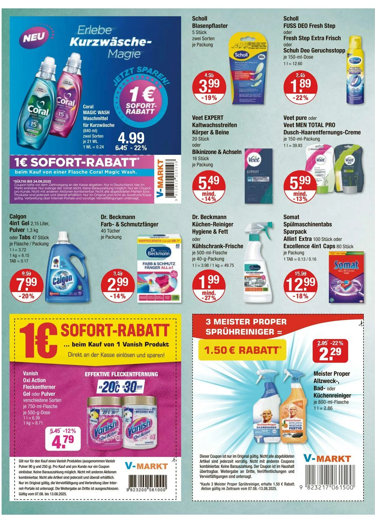 V-Markt Aktueller Prospekt von 7. August bis 13. August 2025 - Prospekt seite 10