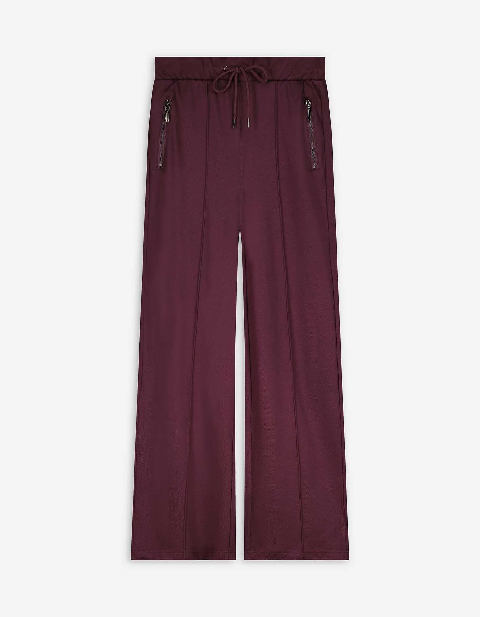 Hose - Metallic-Details - dunkellila