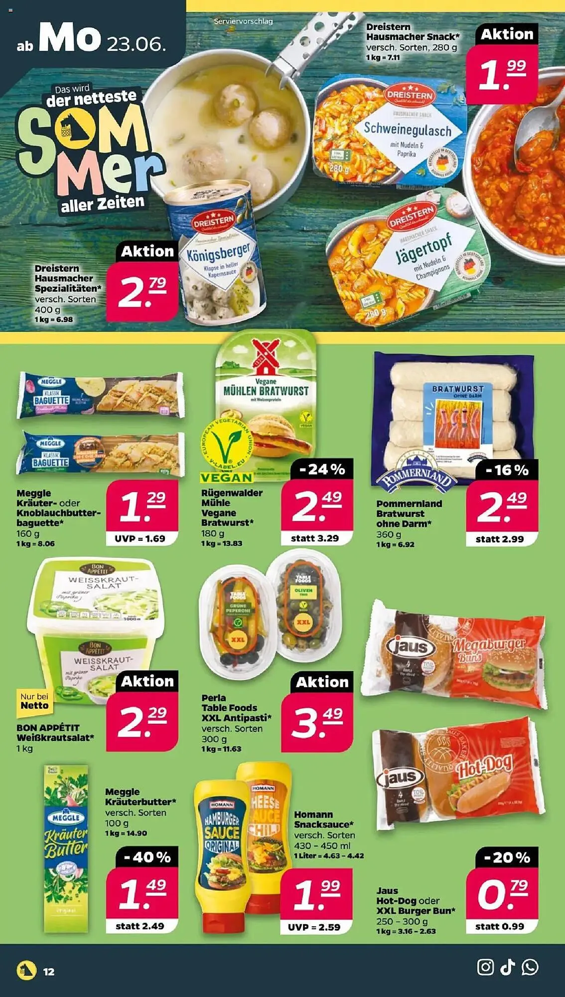 NETTO Prospekt von 23. Juni bis 28. Juni 2025 - Prospekt seite 16