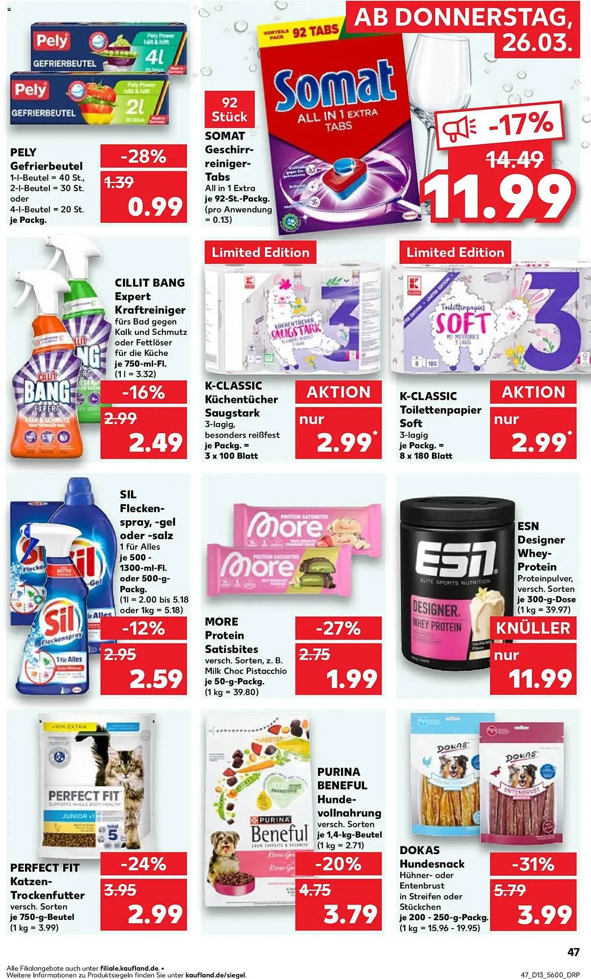 Kaufland Prospekt von 26. März bis 1. April 2026 - Prospekt seite 47